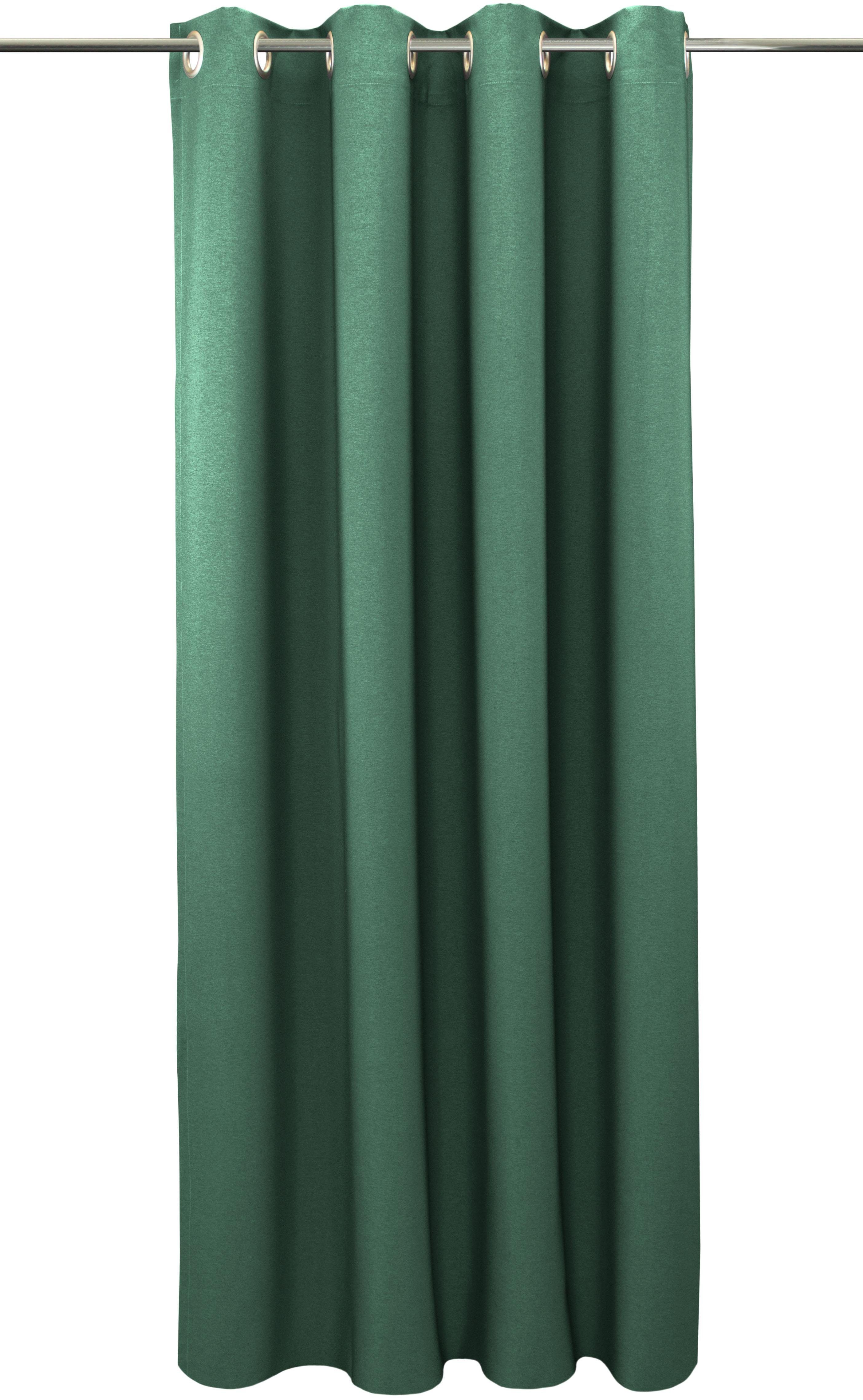 Vorhang Una, VHG, Ösen hellgrün (2 St), blickdicht