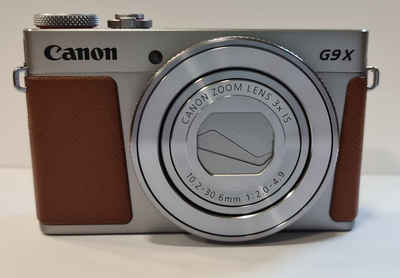 Canon PowerShot G9X Mark II silber-braun Kompaktkamera