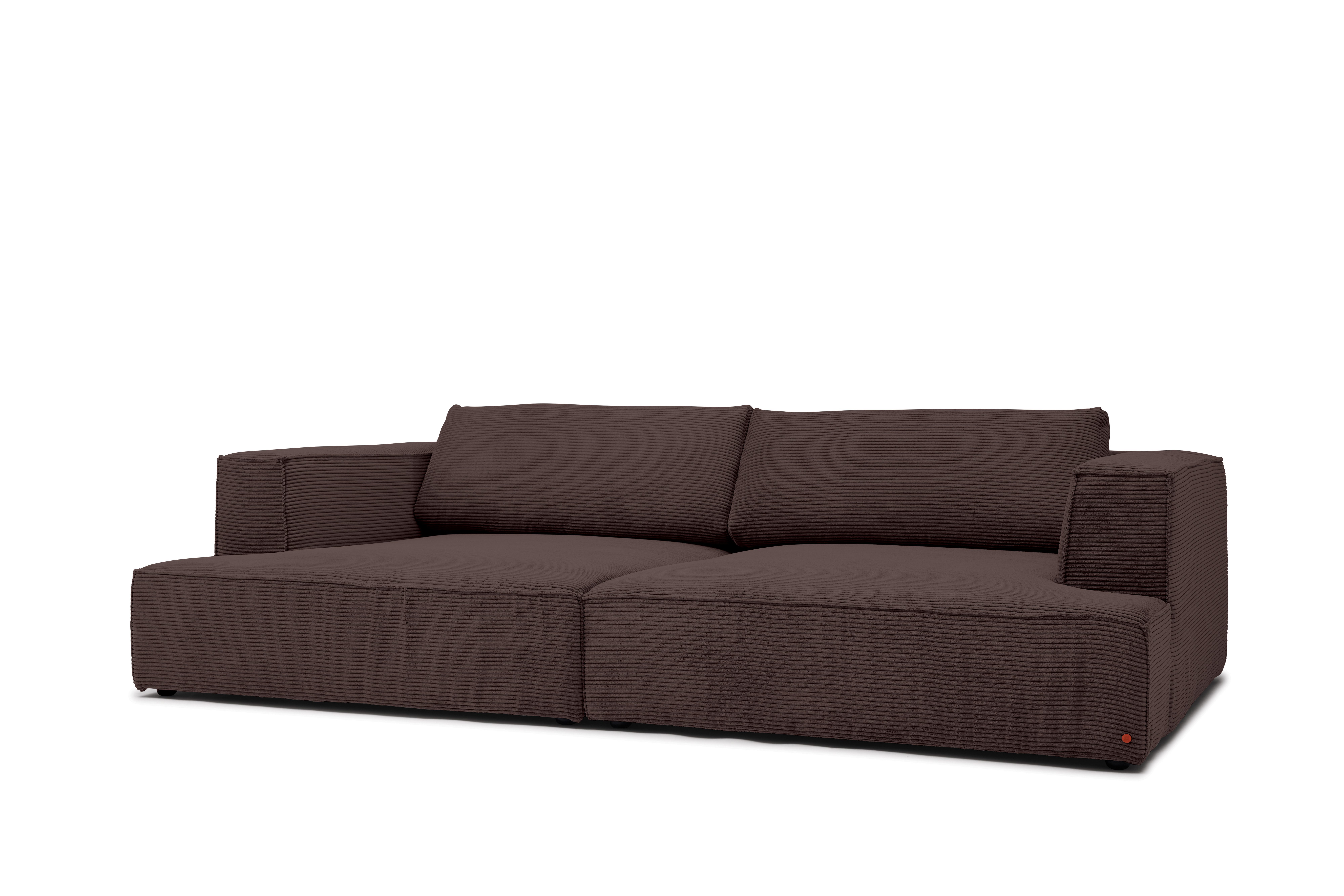 HOME OF COLORS Big-Sofa BIG CUBE – das kubische Megasofa mit extra-tiefem, soften Sitzgefühl, in weichem Cordstoff und vielen schönen Farben
