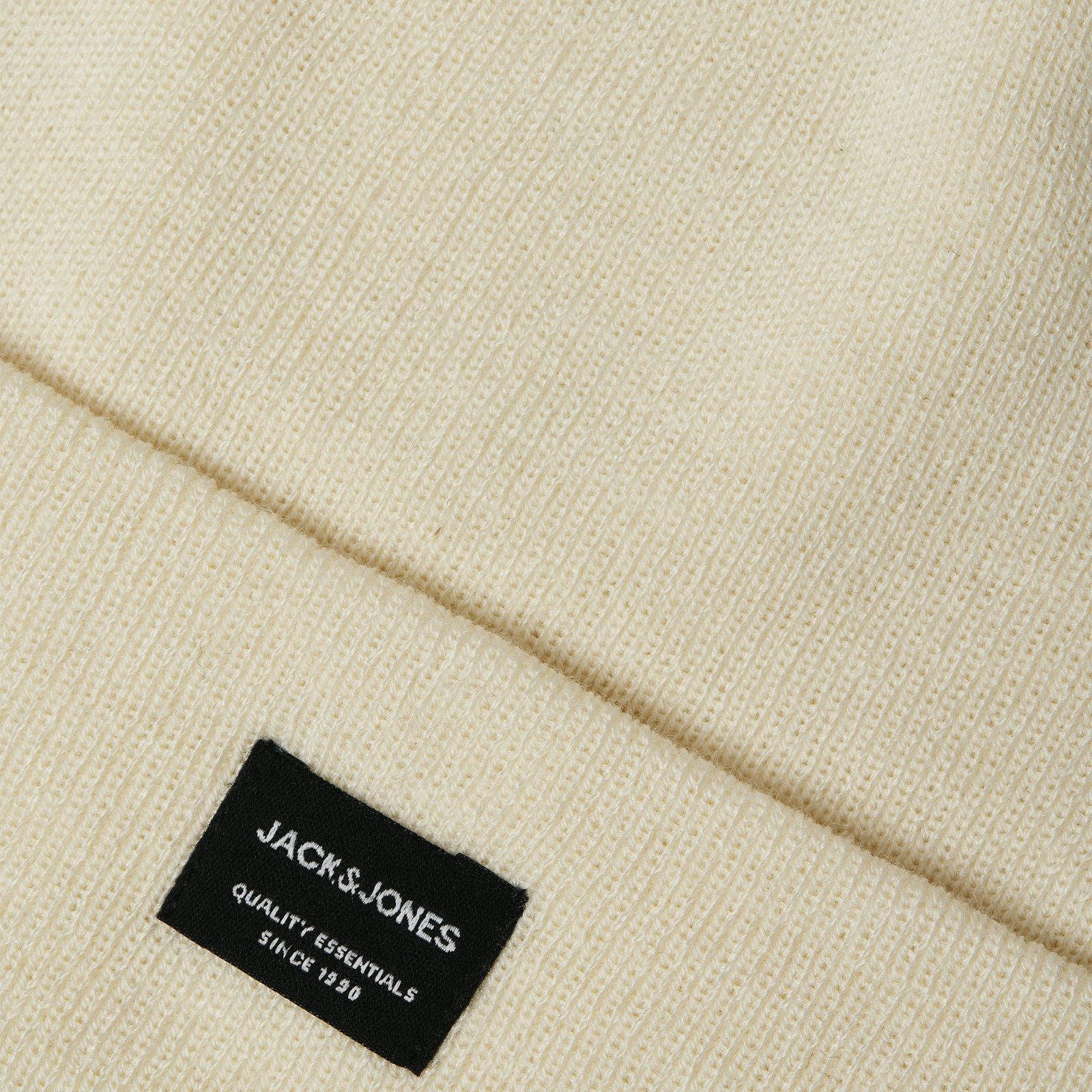 Jack & Jones Strickmütze Beanie JACDNA mit aufgesticktem Logo-Patch günstig online kaufen