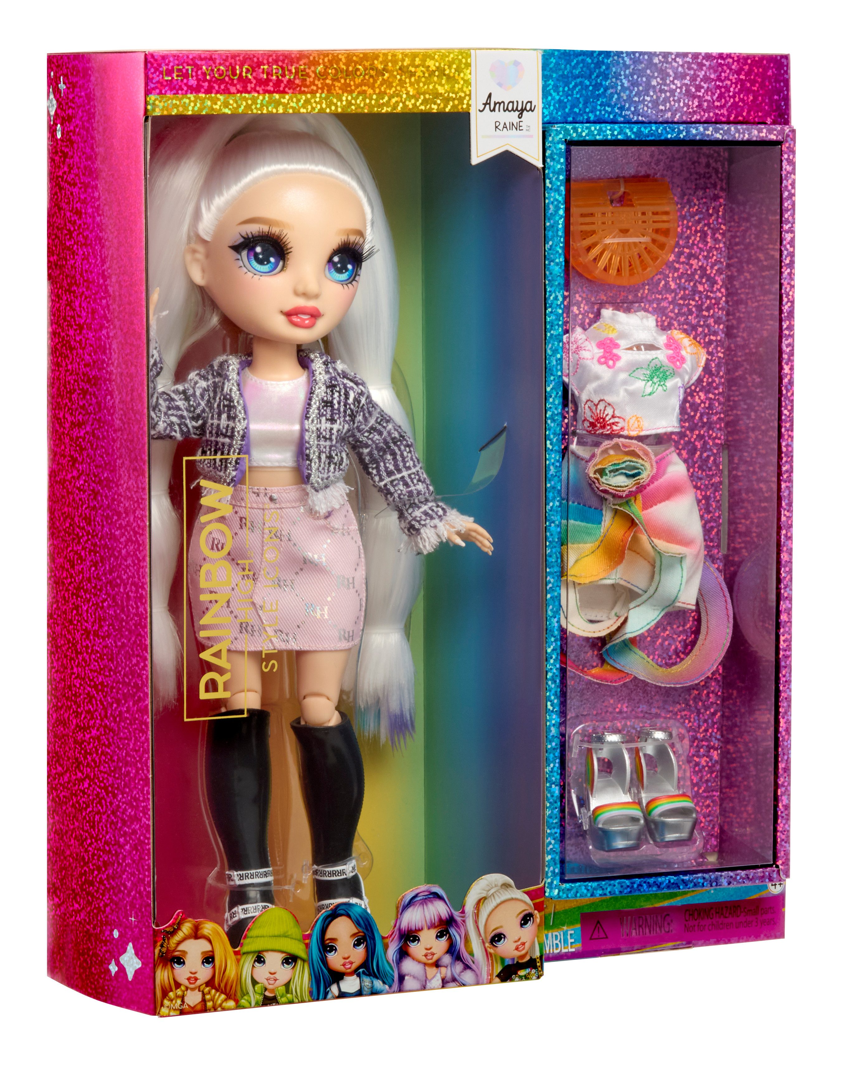 Rainbow High Anziehpuppe Rainbow High Style Icons Doll - Amaya