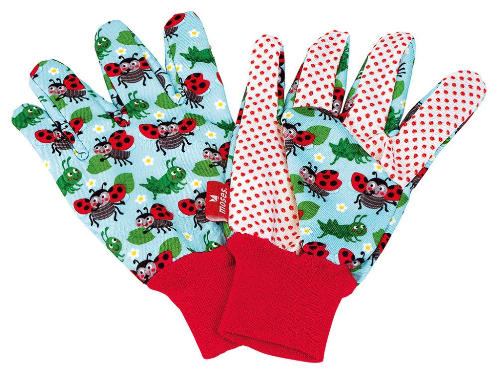 Moses. Verlag Gartenhandschuhe moses. Krabbelkäfer Gartenhandschuhe mit niedlichem Motiv