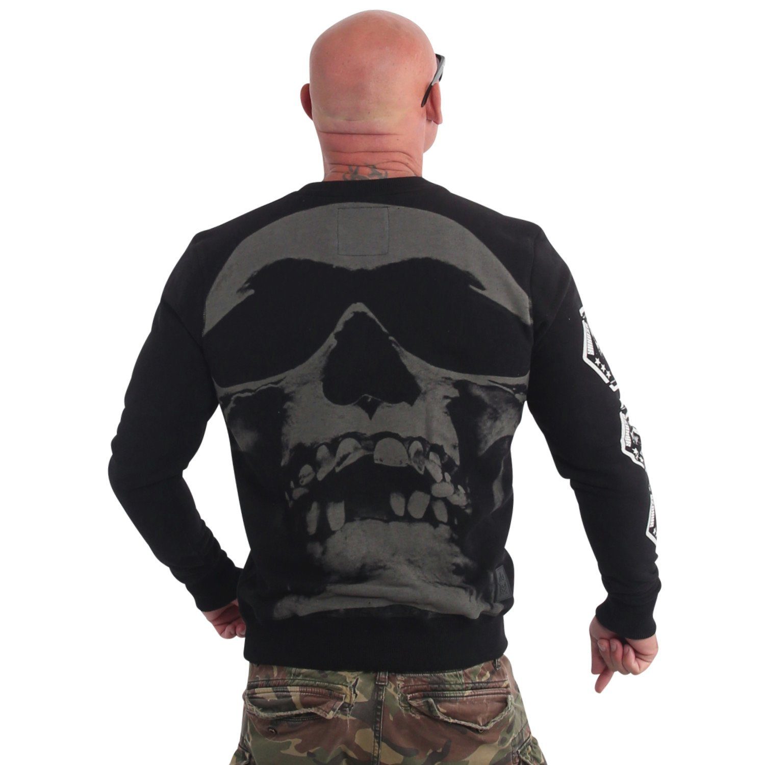 Sweatshirt schwarz Ghost Skull YAKUZA
