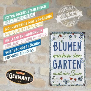 Nostalgic-Art Metallschild Blechschild 20 x 30cm - Home & Country Blumen Garten - Special Edition