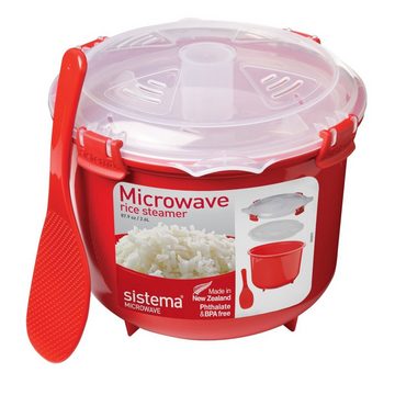 sistema Mikrowellenbehälter Mikrowellen Reiskocher, 2.6 l, Kunststoff (lebensmittelecht)