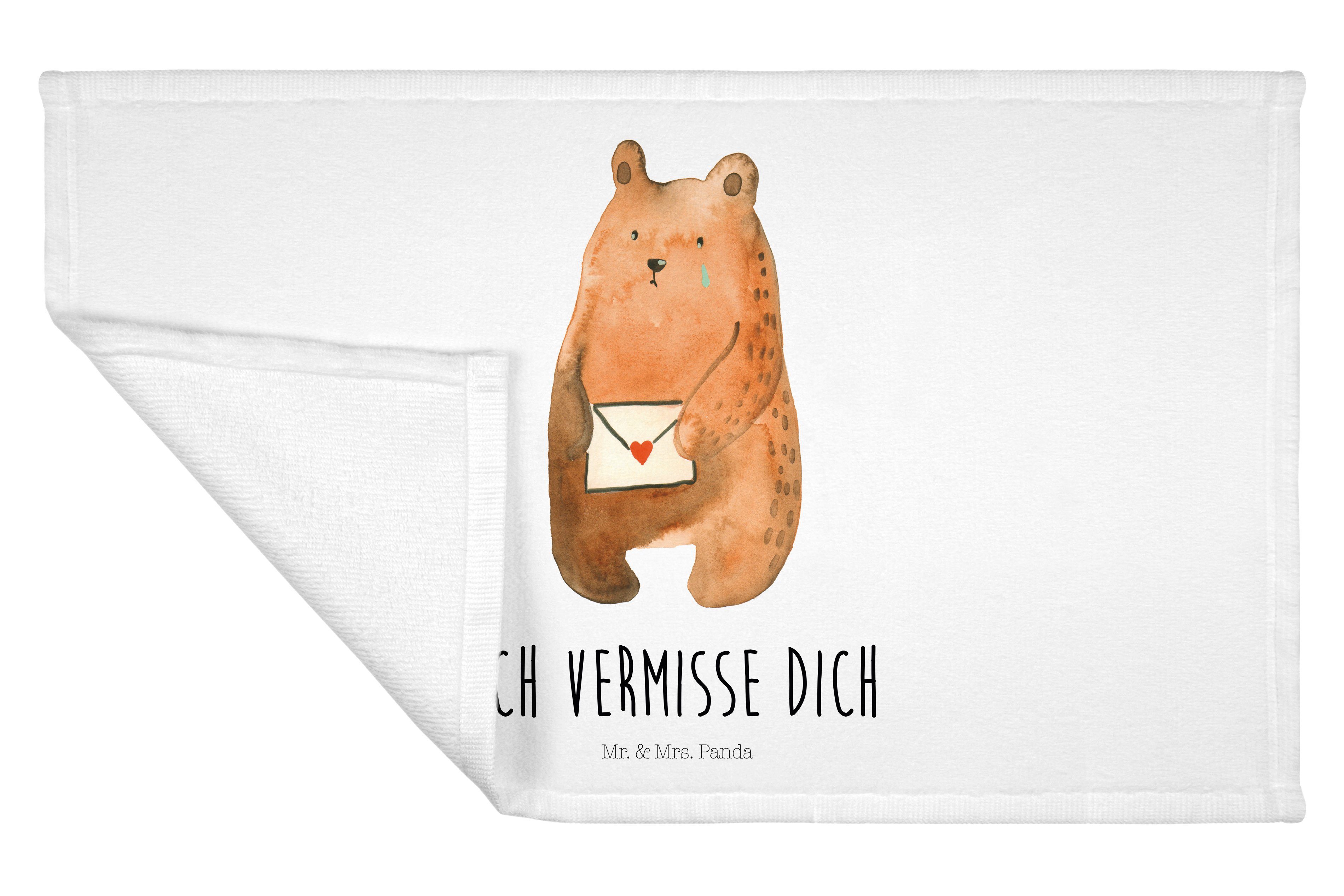 Liebeskummer, Fro, Geschenk, Liebesbrief-Bär Mr. Handtuch, - - Weiß Kinder & Mrs. Handtuch Panda (1-St)