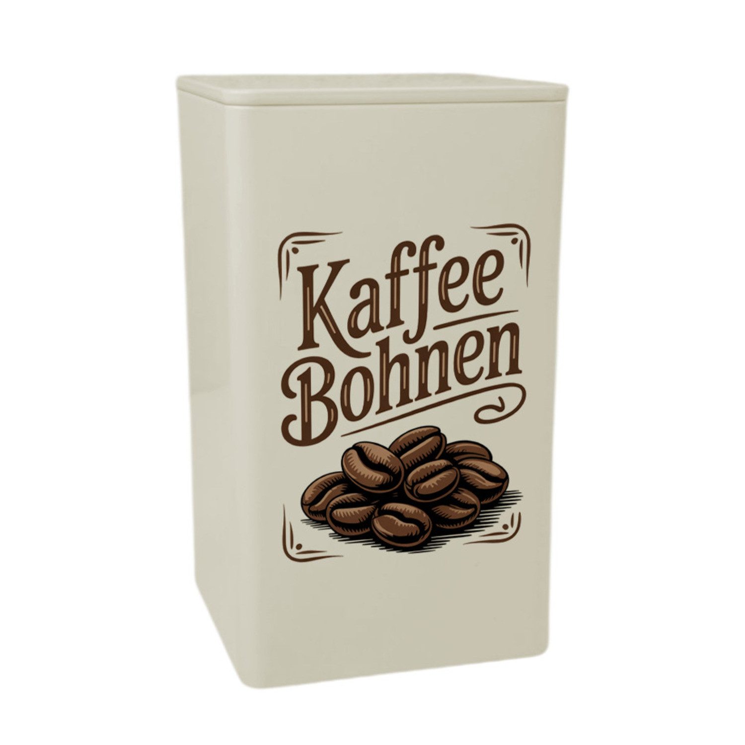 Aufbewahrungsdose Kaffee Bohnen Dose 900ml im Vintage-Stil