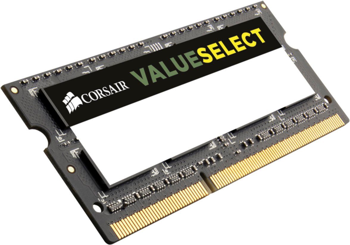 Corsair ValueSelect 4GB DDR3 SODIMM Laptop-Arbeitsspeicher