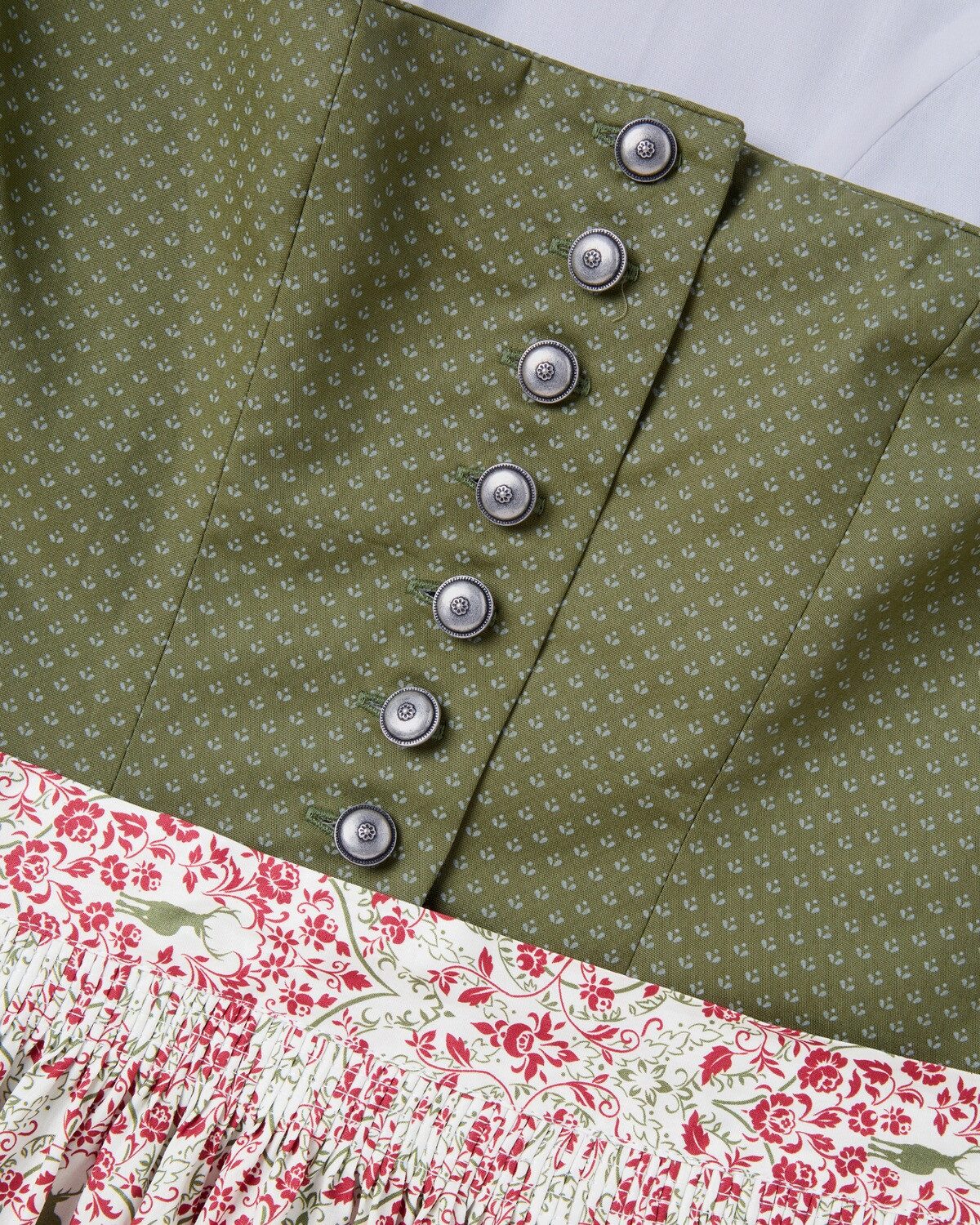 Luis Steindl Dirndl Dirndl Hirsch-Blumen-Muster