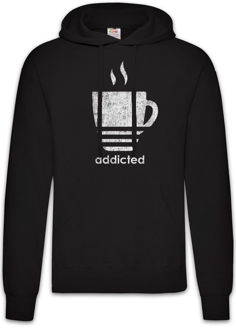 Hoodie Coffee Addicted Herren Hoodie Kaffee Kaffeetrinker Liebe Love