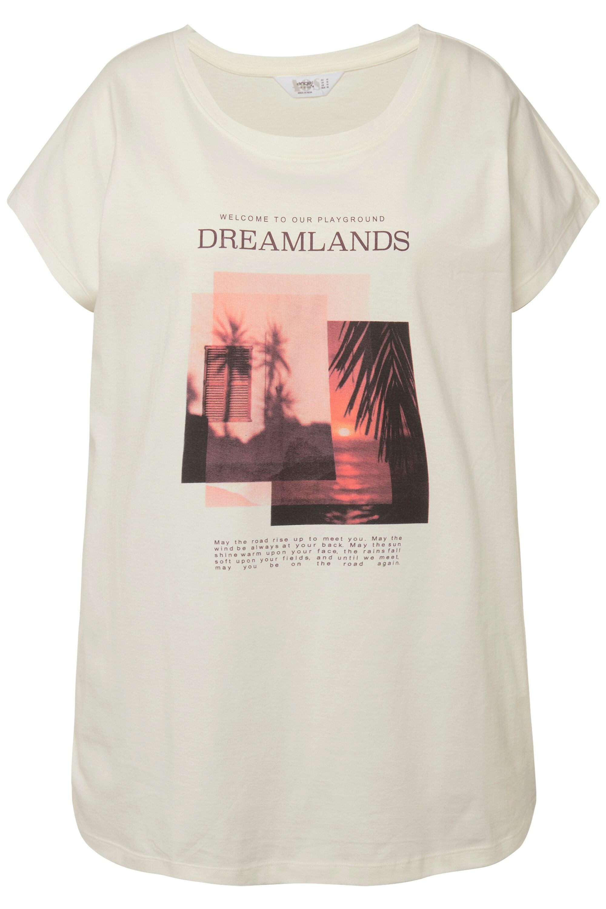 Angel of Style T-Shirt T-Shirt großer Druck Rundhals günstig online kaufen