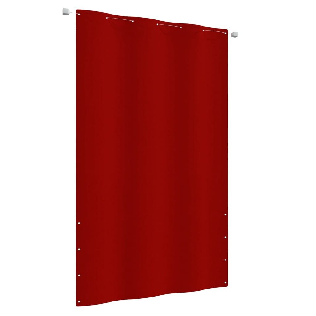 furnicato Balkonsichtschutz Wasserfester 140 x 240 cm Rot (1-St) Atmungsaktive Sichtschutzmatte aus Oxford-Gewebe, knitterfrei
