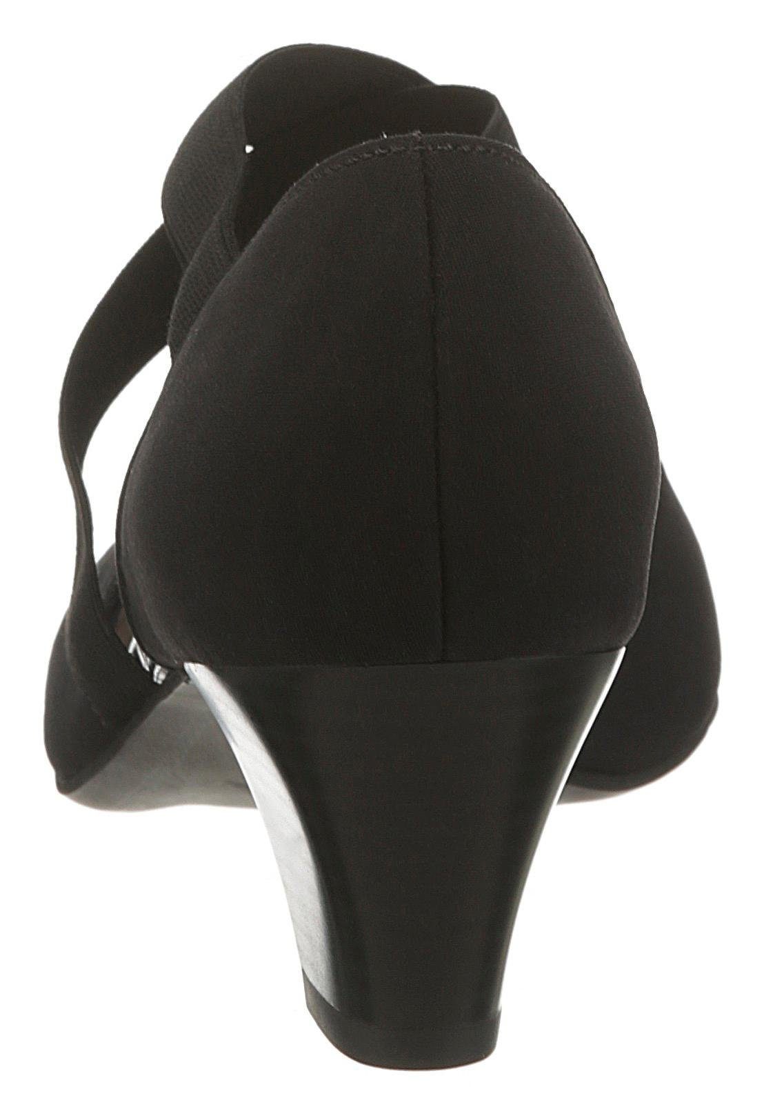 Ara Spangenpumps TOULOUSE elastischen mit Riemchen schwarz