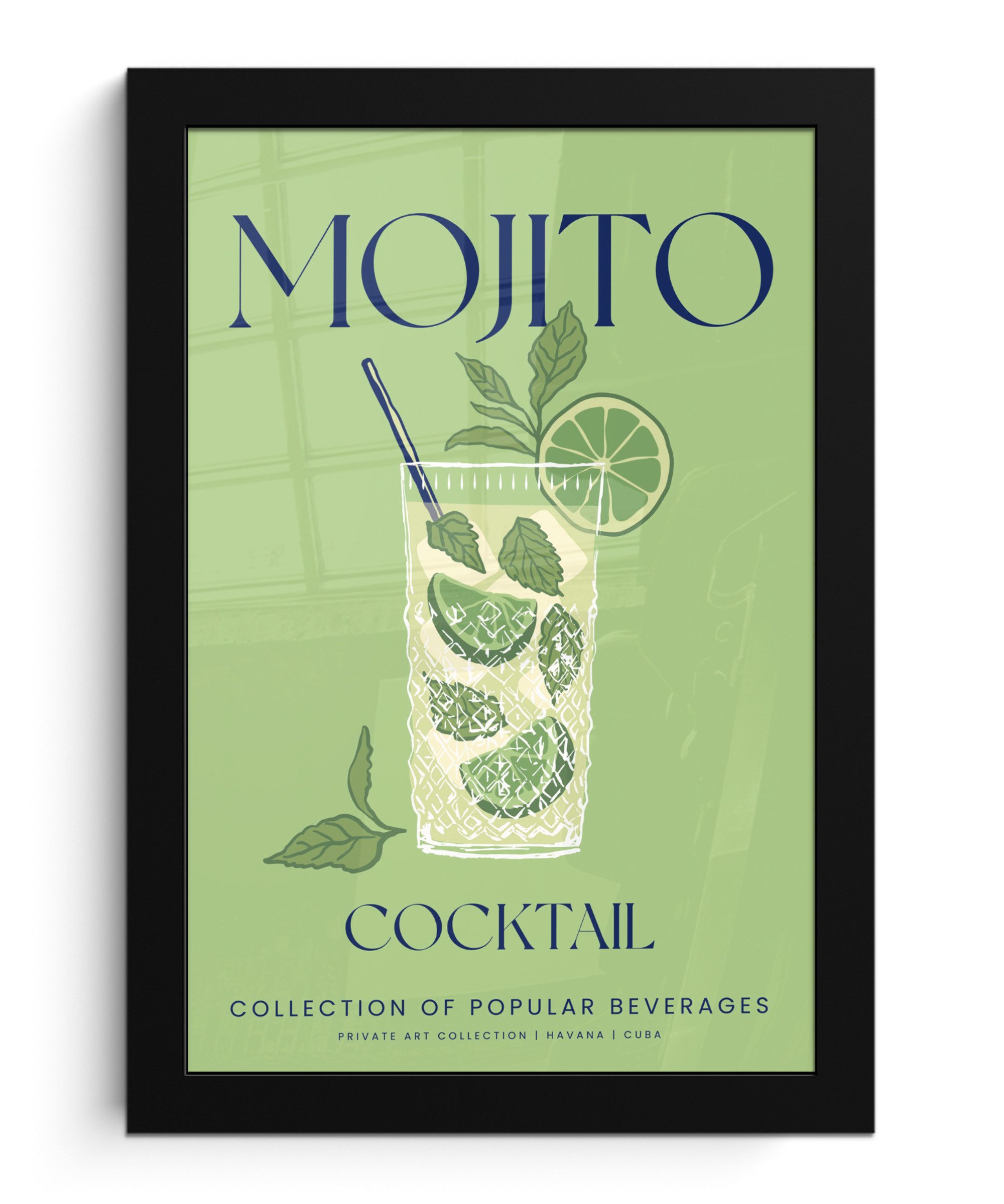 MuchoWow Poster Mojito - Grün - günstig online kaufen