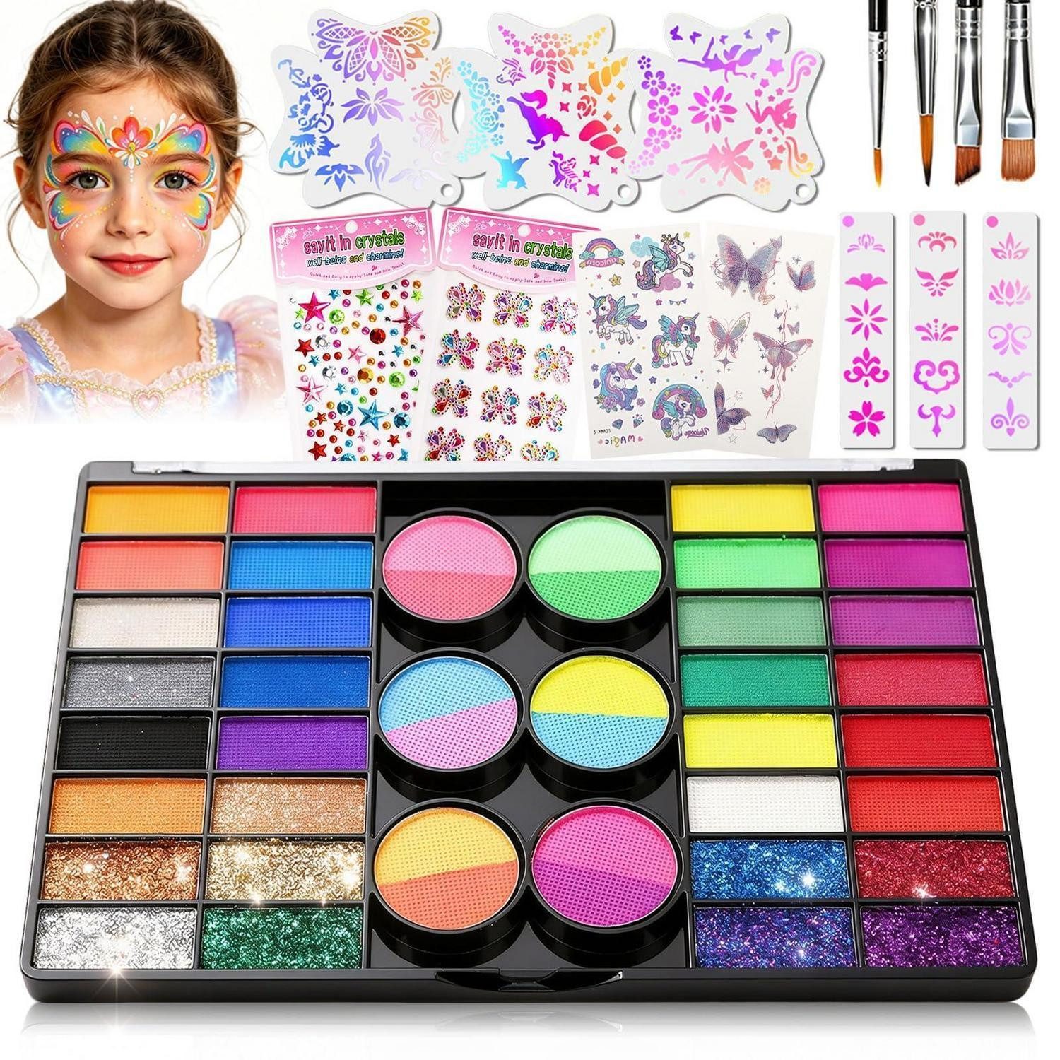 LuxusKollektion Theaterschminke Kinderschminke Set 44 Farben