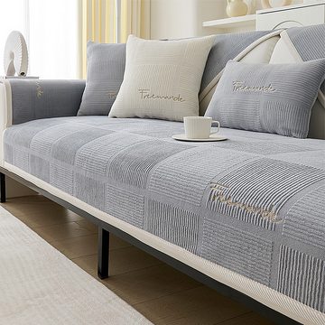 Sofahusse Sofa Überzug, Anti Rutsch-Couch für L Form Sofaschoner Chaiselongue, GelldG