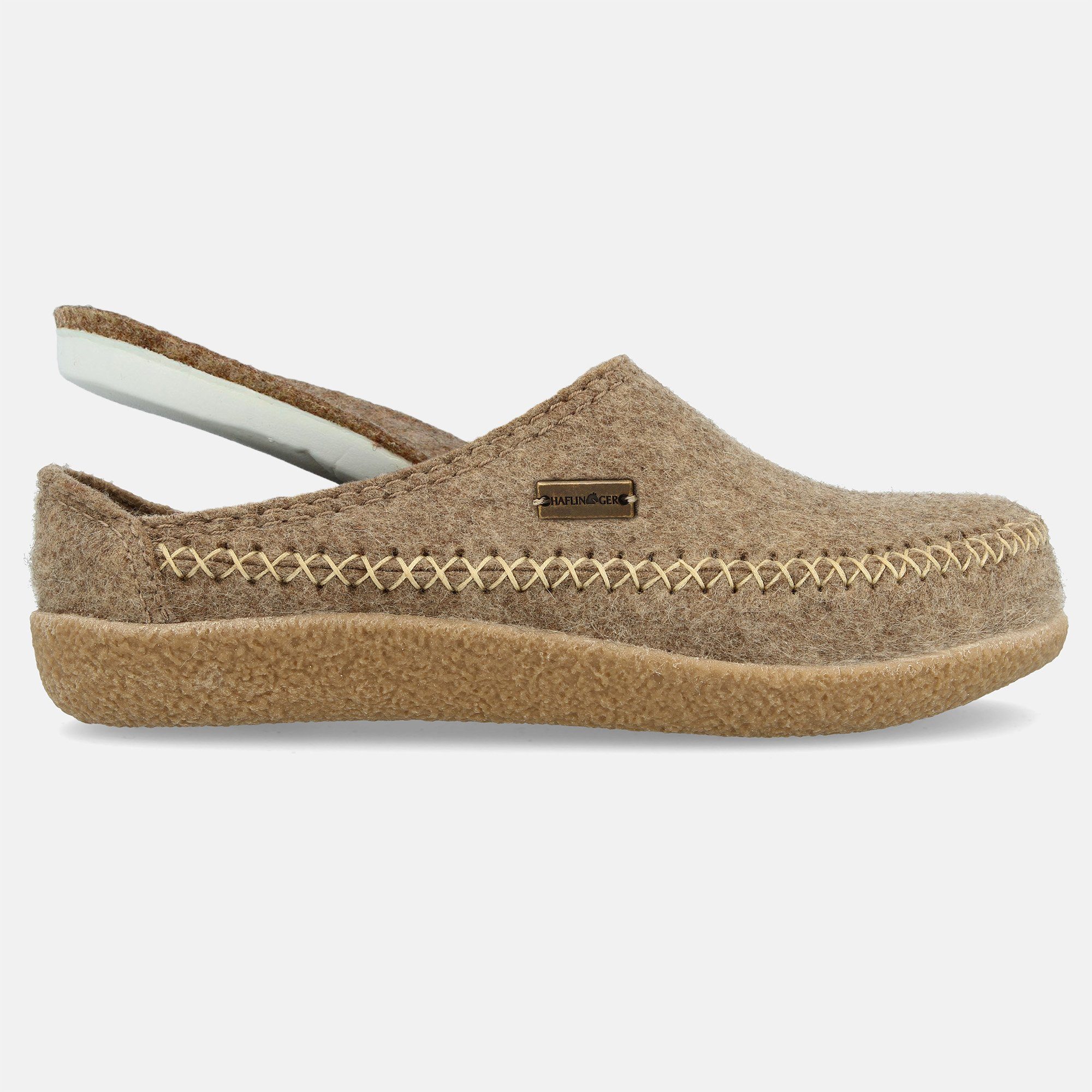 Haflinger Blizzard Credo Filzpantoffel mit Gummisohle Hausschuh Hausschuh – Bild 5 von 5