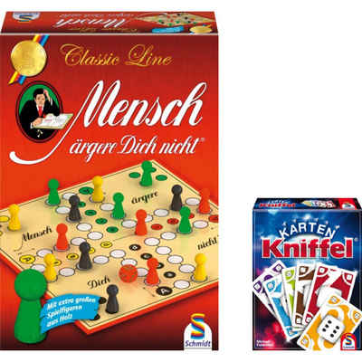Schmidt Spiele Spiel, Mädn Classic Line + Kniffel Kartenspiel