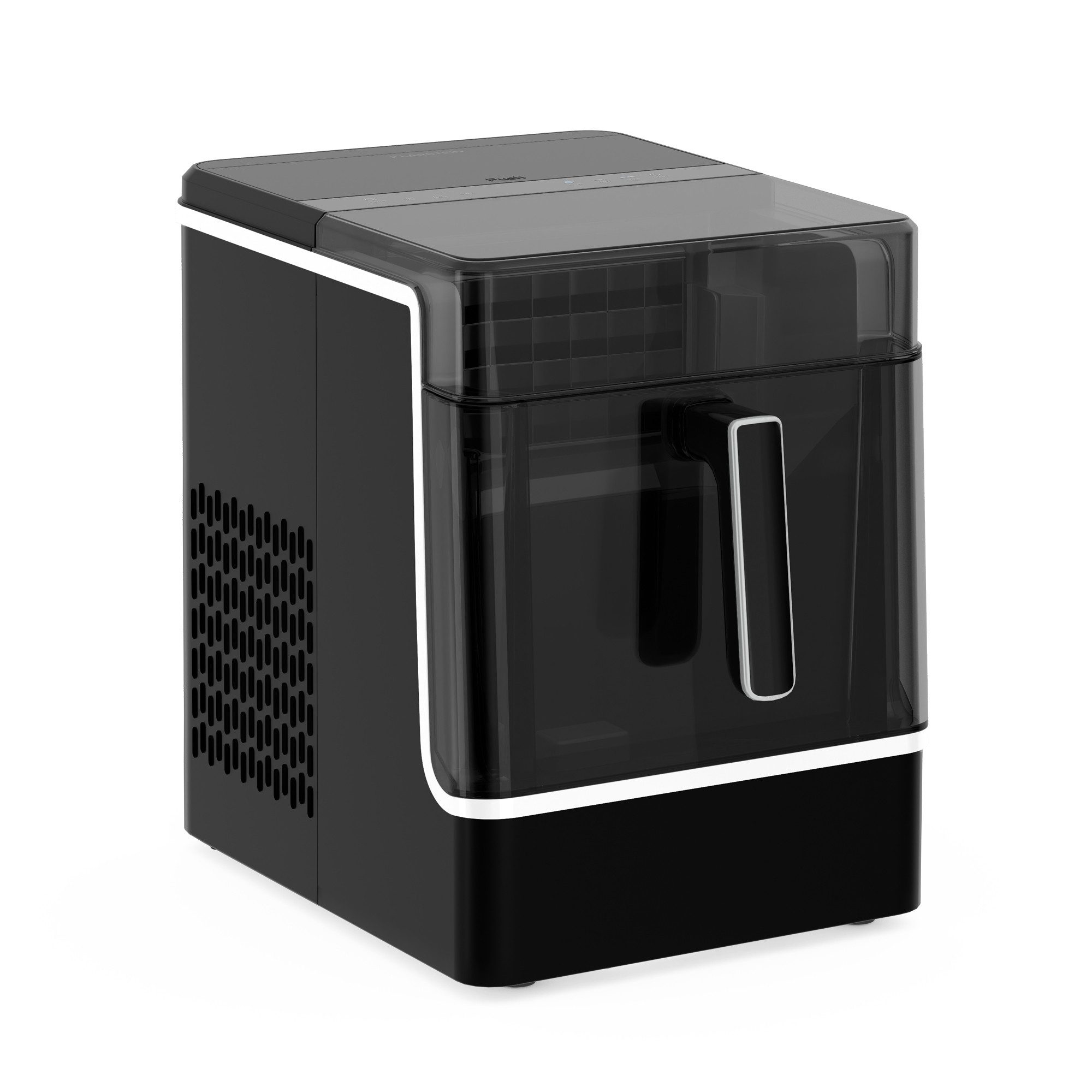Klarstein Eiswürfelmaschine Ice Lux, Eiswürfelbereiter Eismachinen Ice maker 23kg LED Touch