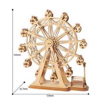 ROKR 3D-Puzzle Ferris Wheel, 120 Puzzleteile