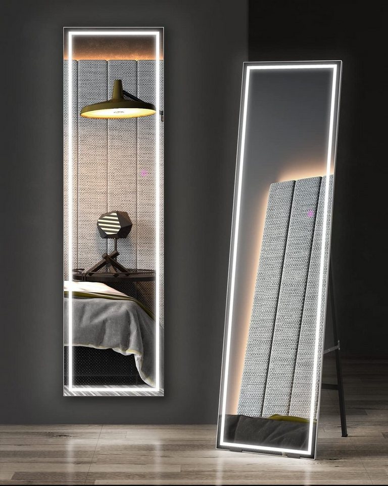 Dripex Ganzkörperspiegel LED Ganzkörperspiegel mit Beleuchtung Wandspiegel