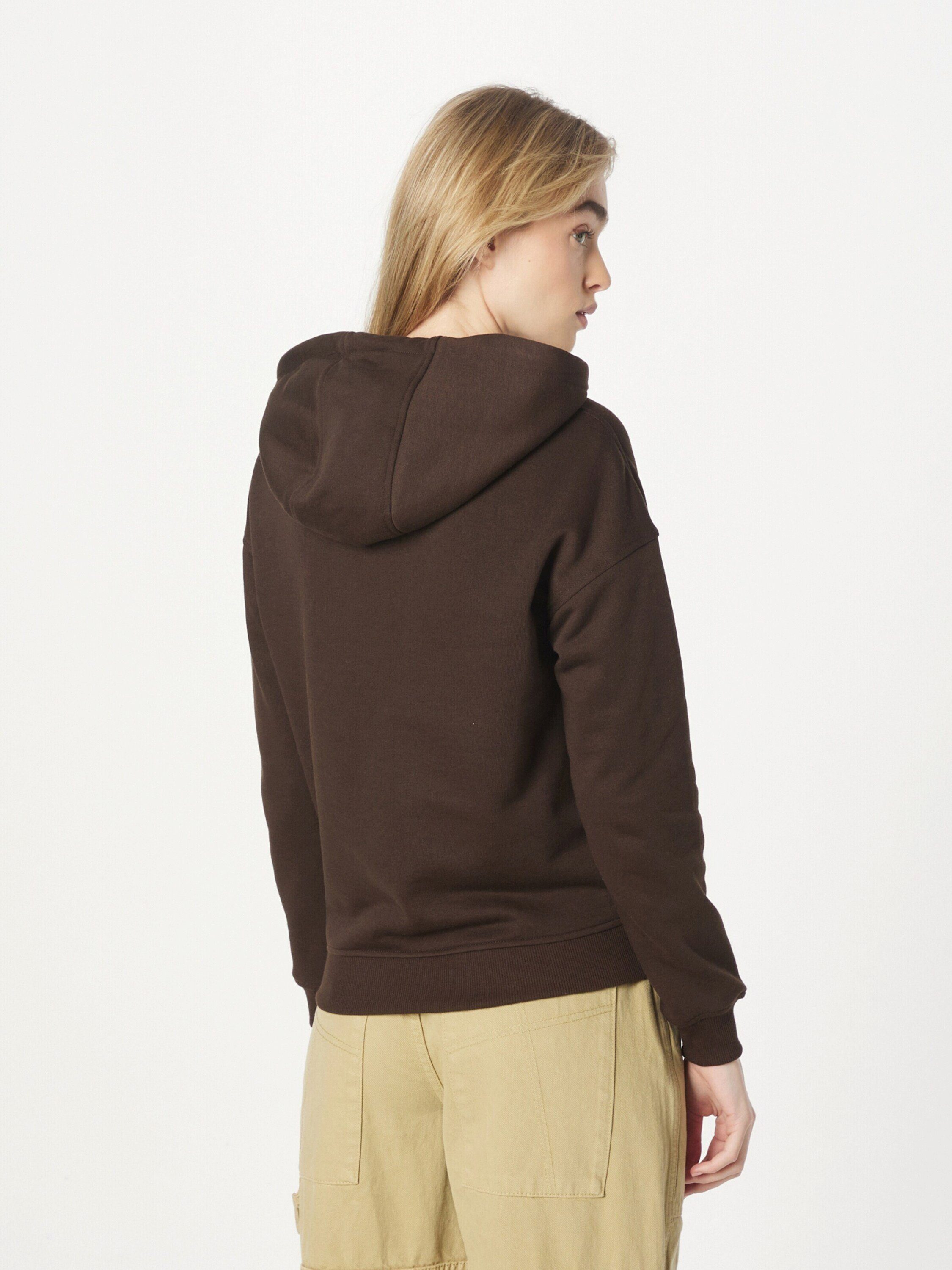 Braun Sweatshirt URBAN Details (1-tlg) CLASSICS Plain/ohne
