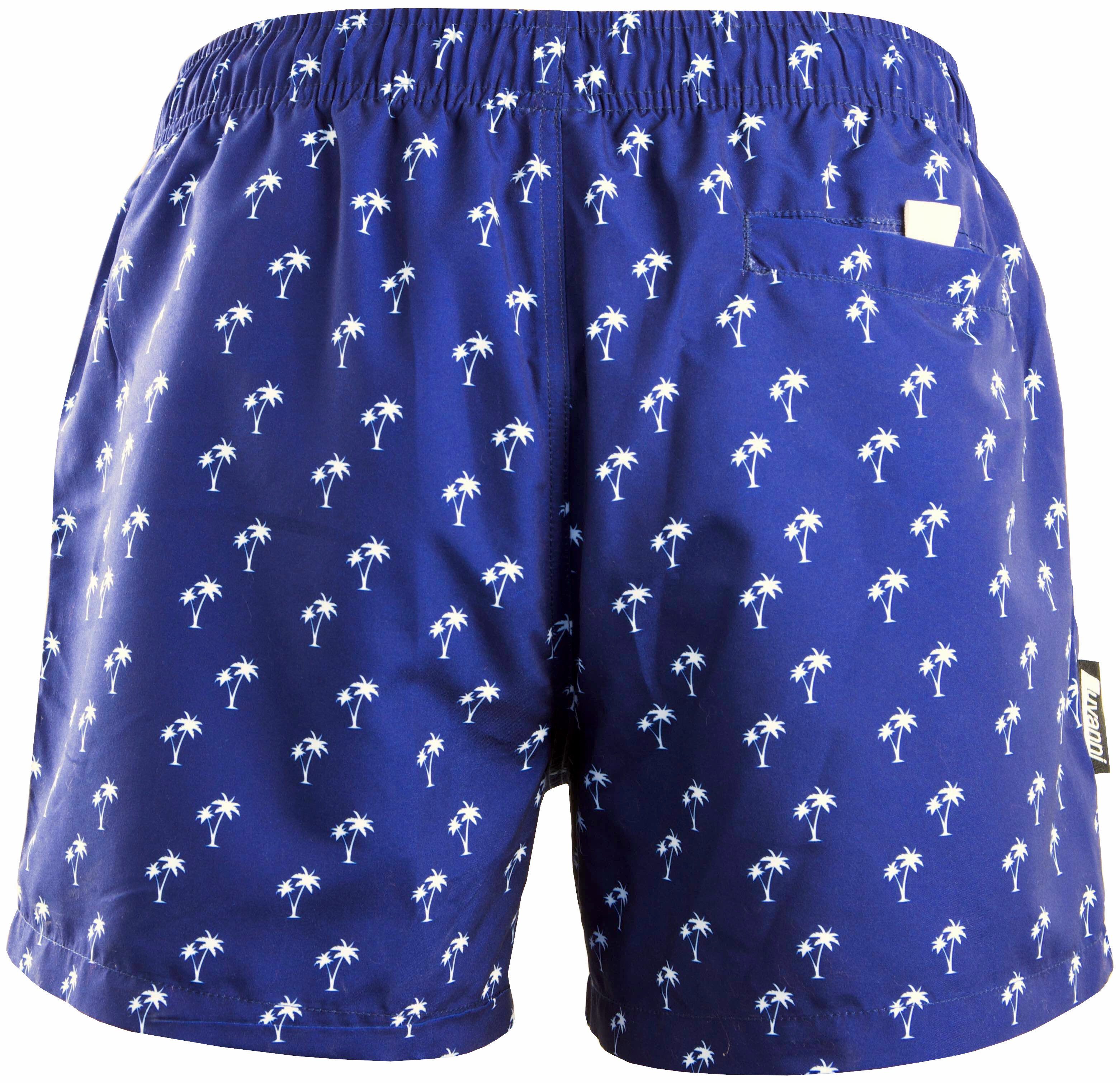 Luvanni Badehose Badehose Herren Schnelltrocknende Beachshorts Boardshorts Badeshorts Palmen Muster Schwimmhose Männer Shorts Hose Streifenmuster