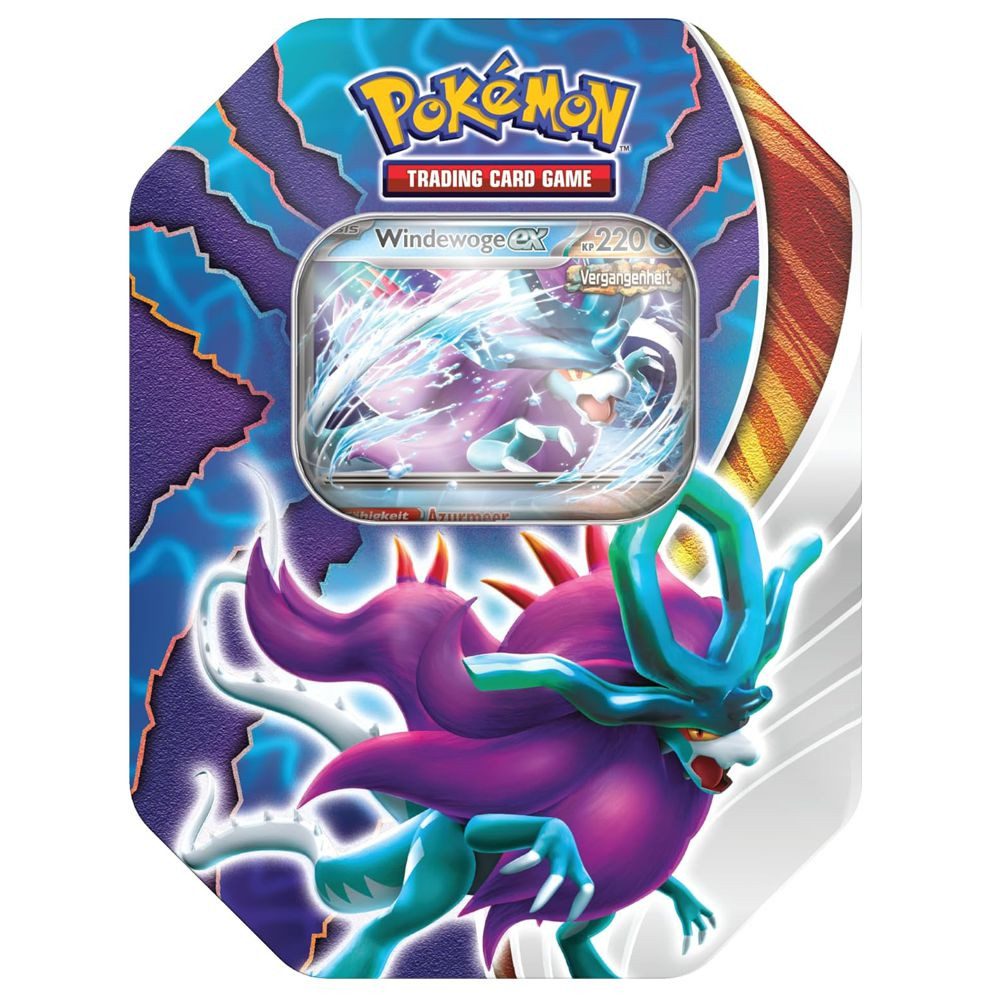 POKÉMON Sammelkarte Tin Box Windewoge Pokemon Sammel-Karten Kollektion deutsch