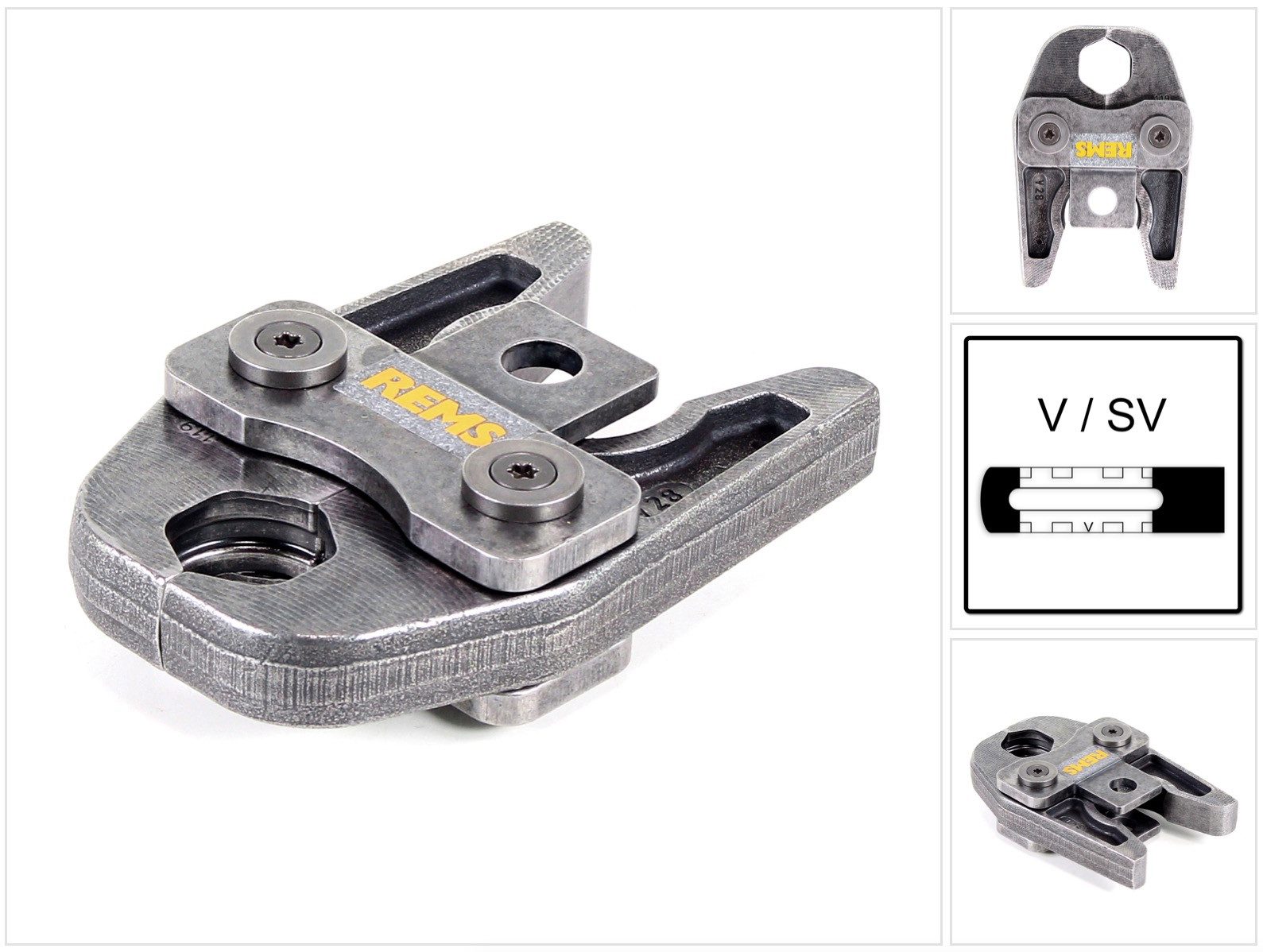 Rems Werkstattpresse Pressbacke Presszange Standard V28 (570145) für ROMAX 4000 / Akku P