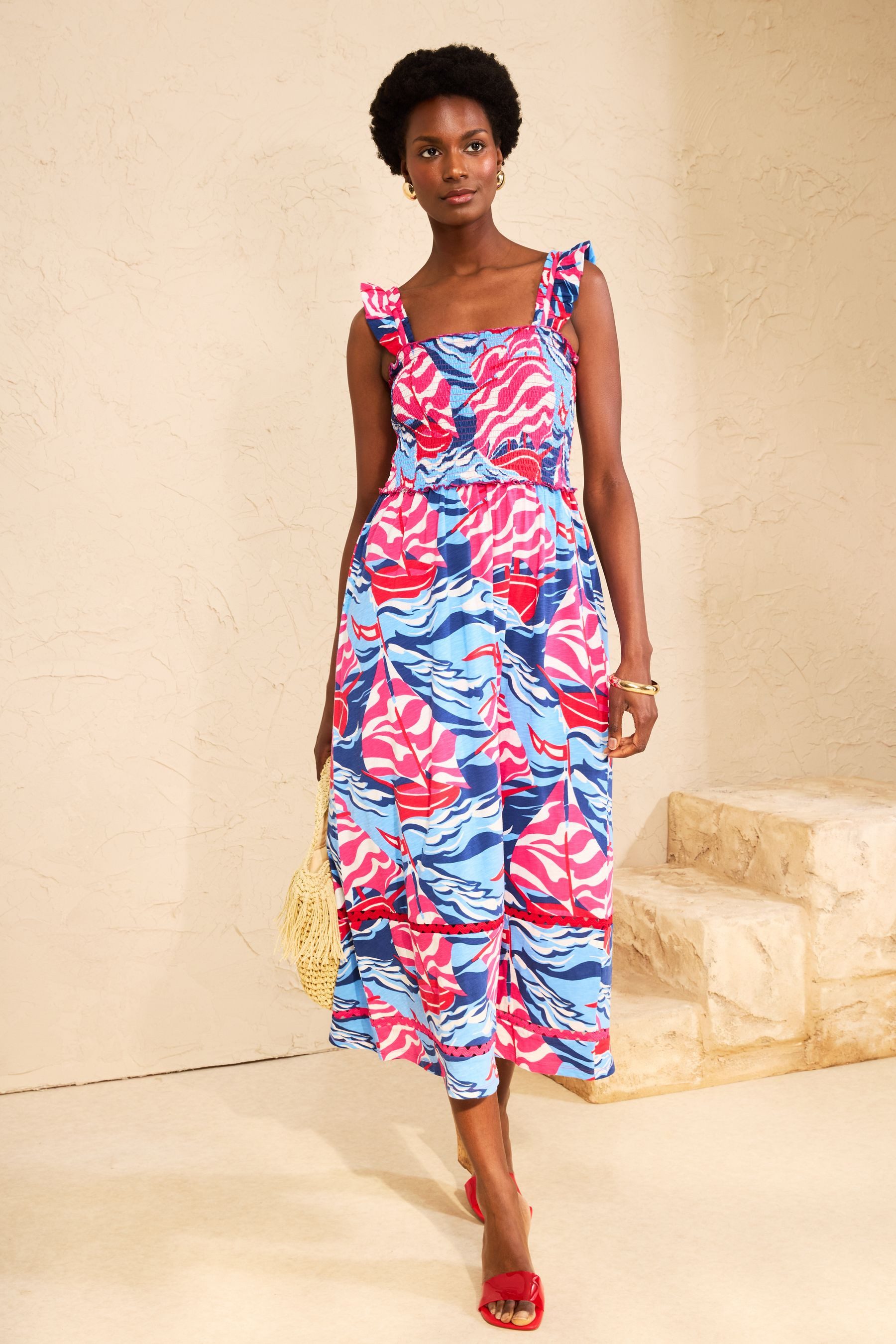Love & Roses Sommerkleid Love & Roses Kleid (1-tlg)