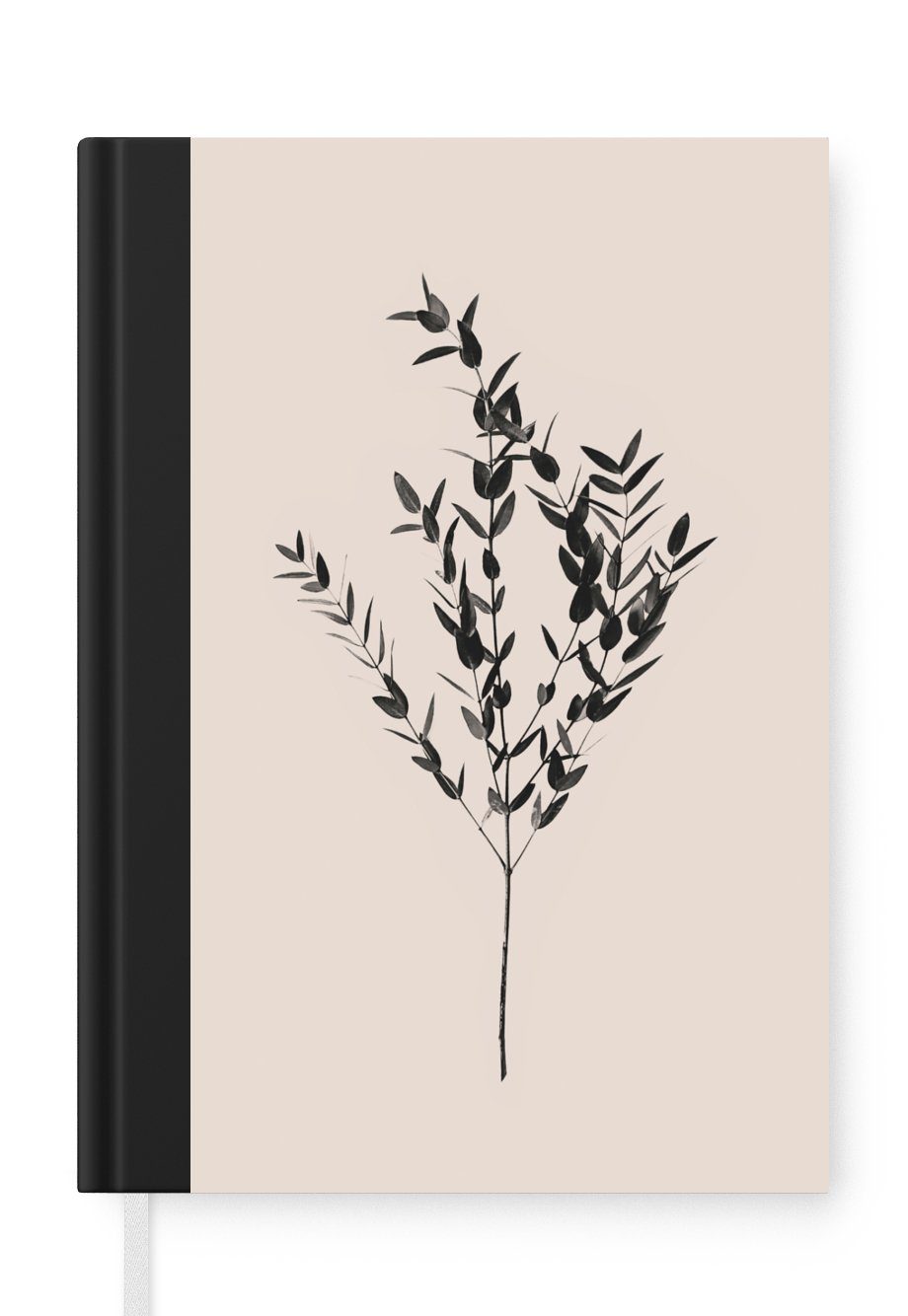 Haushaltsbuch Seiten, Merkzettel, - Grün Notizheft, 98 Tagebuch, Natur, Journal, A5, MuchoWow Pflanzen Notizbuch -