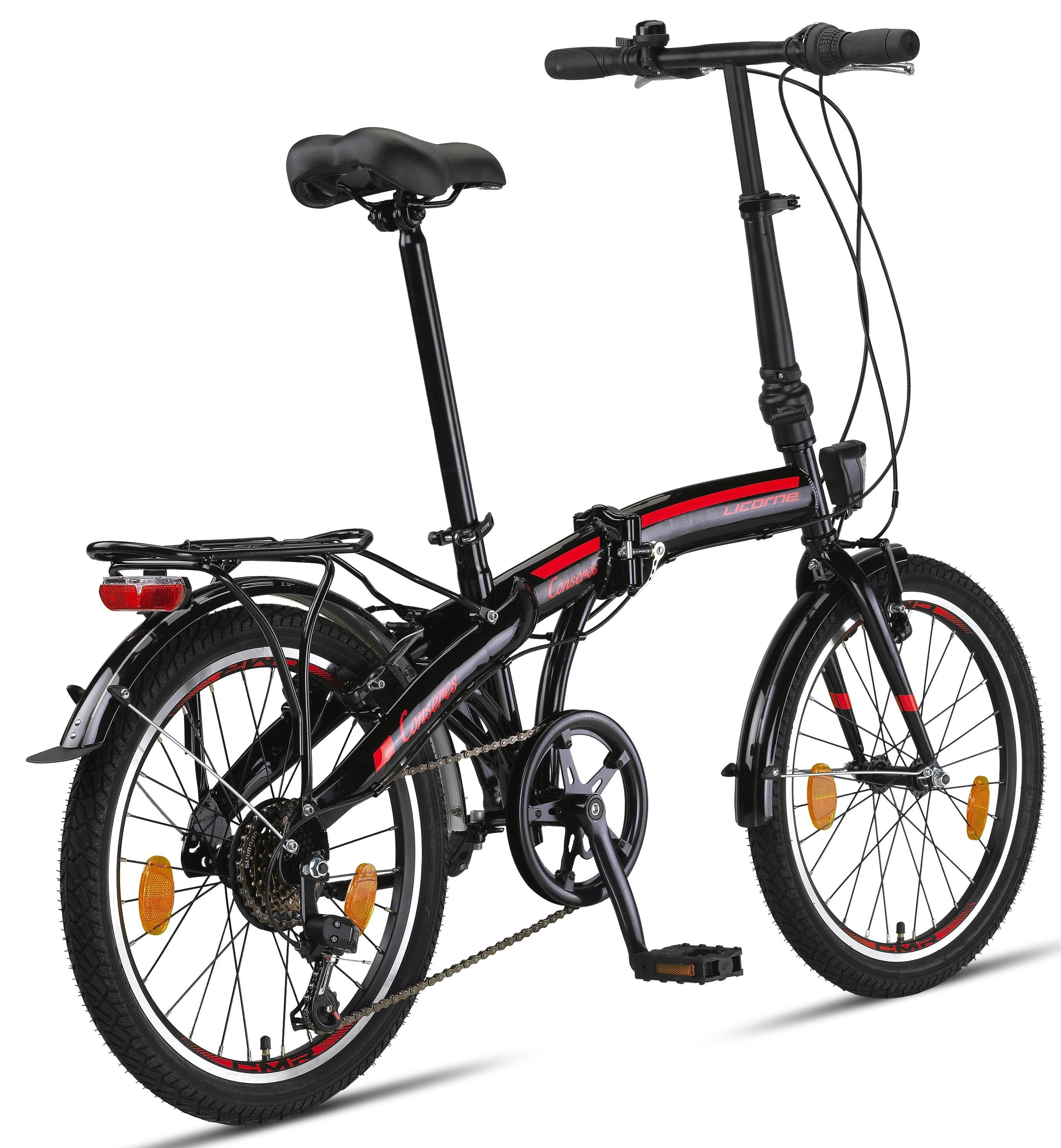Licorne Bike Folding Bike Licorne Bike Conseres Premium Folding Bike in 20 inch - Bicycle