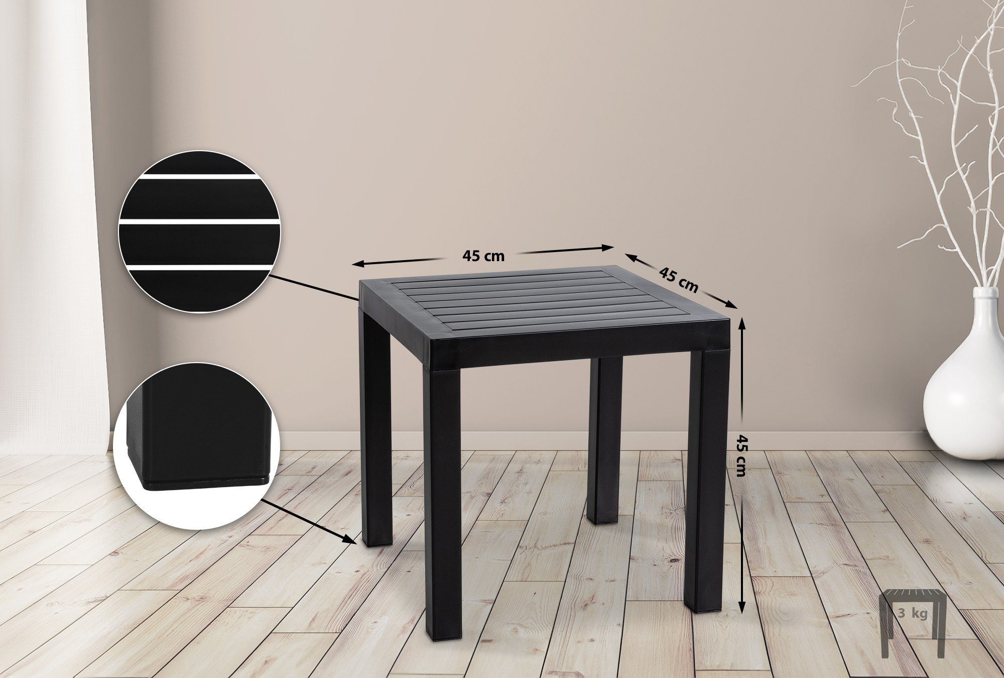CLP Gartentisch Ocean Kunststoff, UV-beständig und günstig online kaufen