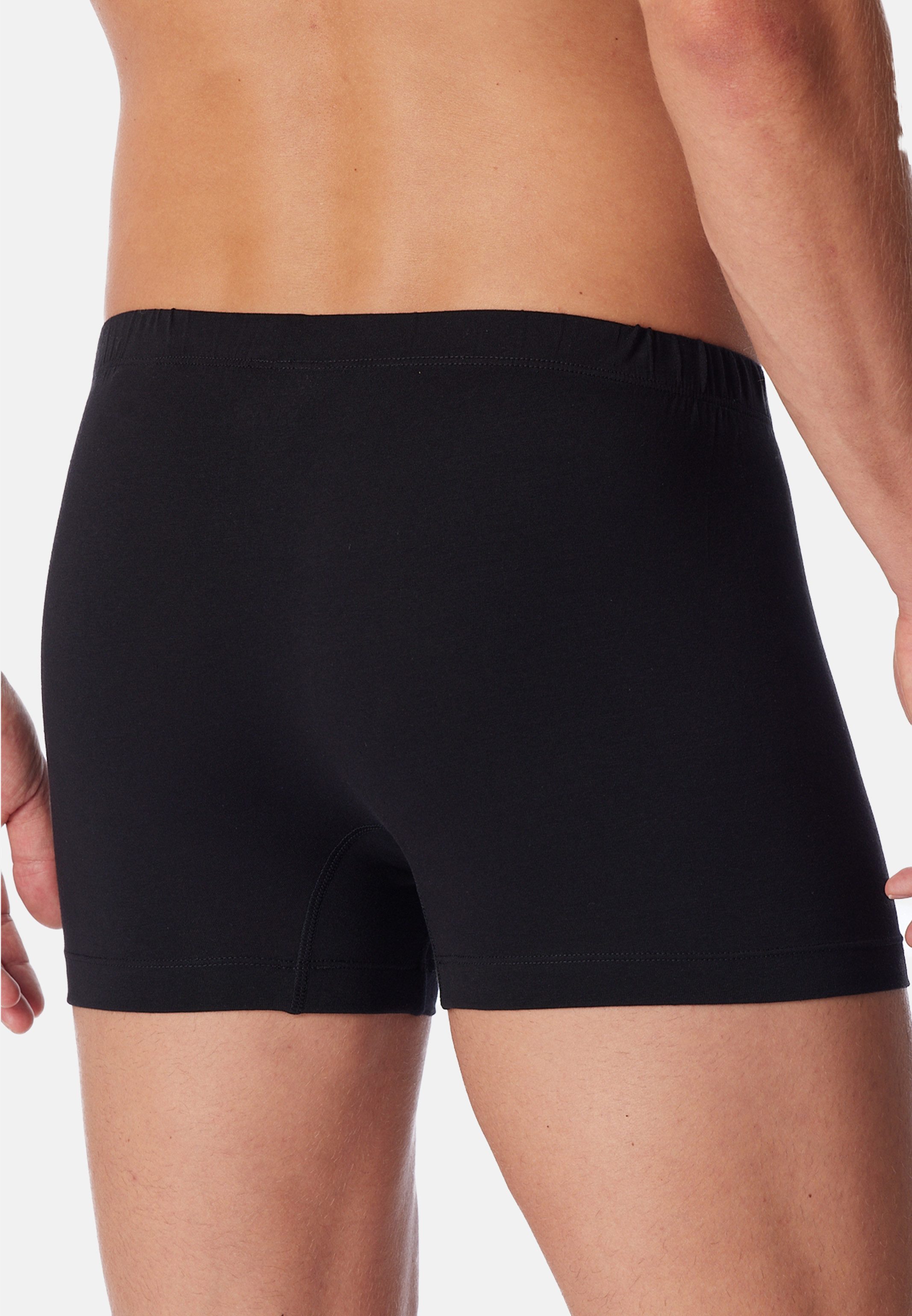 uncover by SCHIESSER Retro Boxer 6er Pack Basic (Spar-Set, 6-St) Retro Short / Pant - Baumwolle - ohne Eingriff - Atmungsaktiv