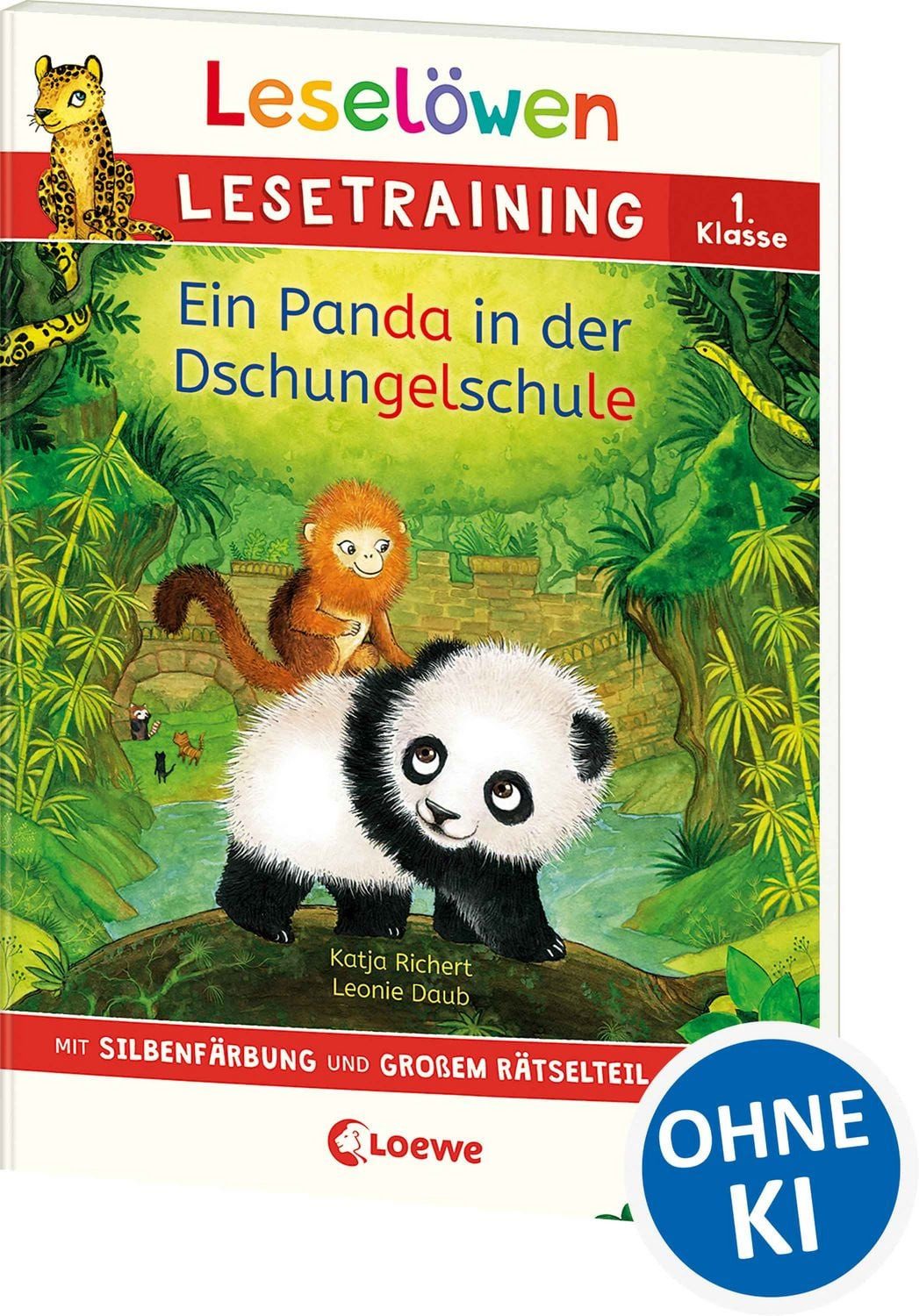 Leselöwen Lesetraining 1. Klasse - Ein Panda in der Dschungelschule / Katja Richert