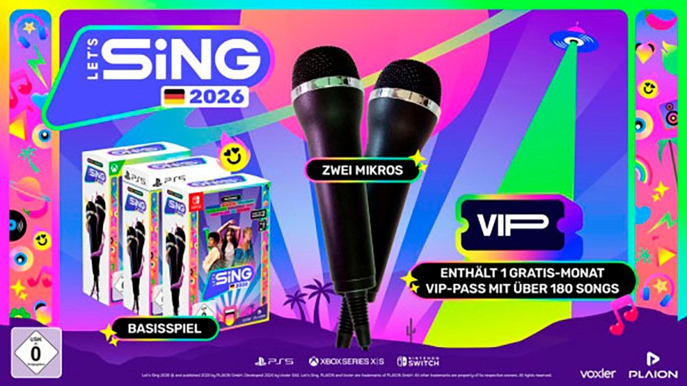Let’s Sing 2026 German Version (2 Mics) PlayStation 5