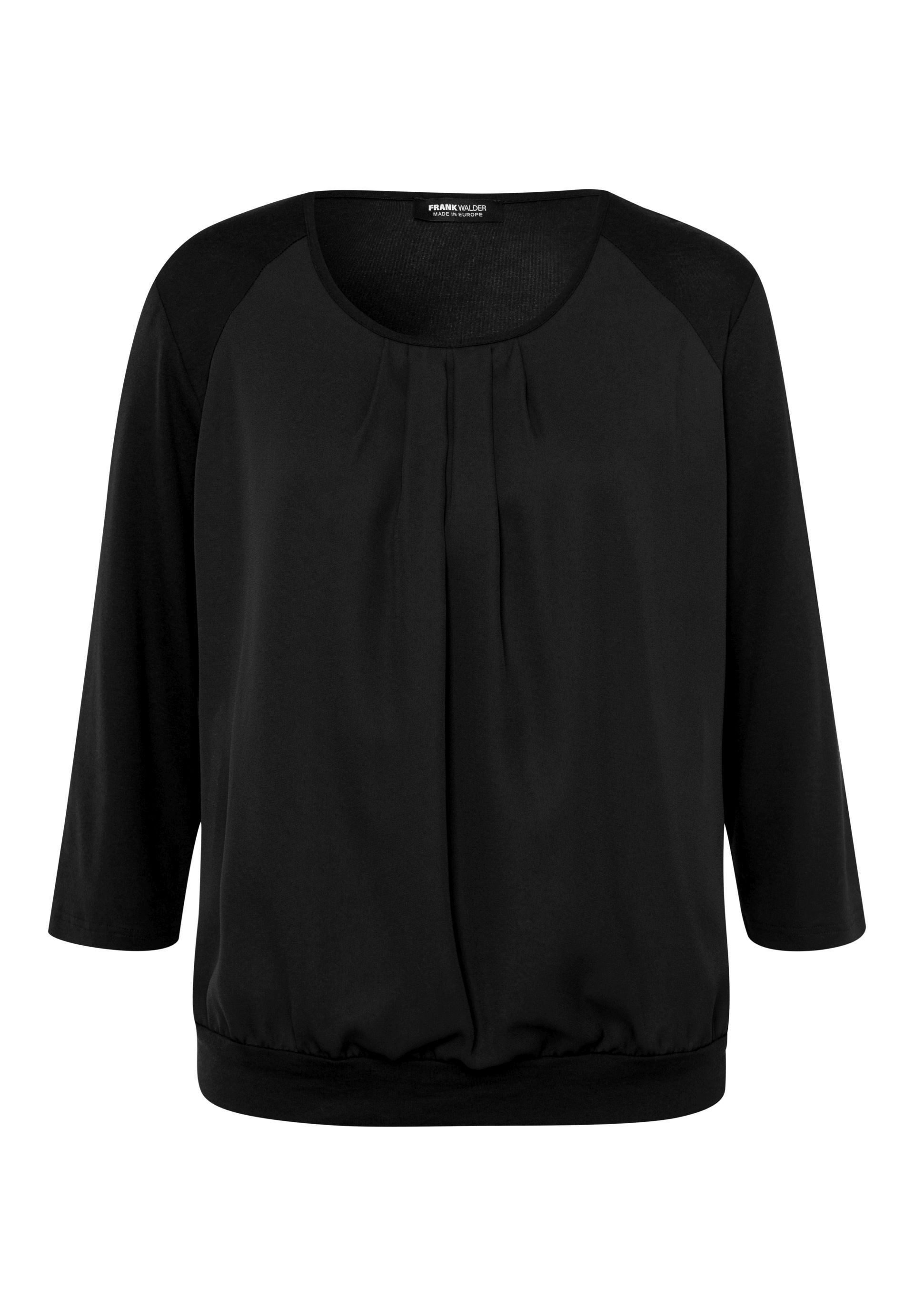 FRANK WALDER Blusenshirt im Materialmix günstig online kaufen