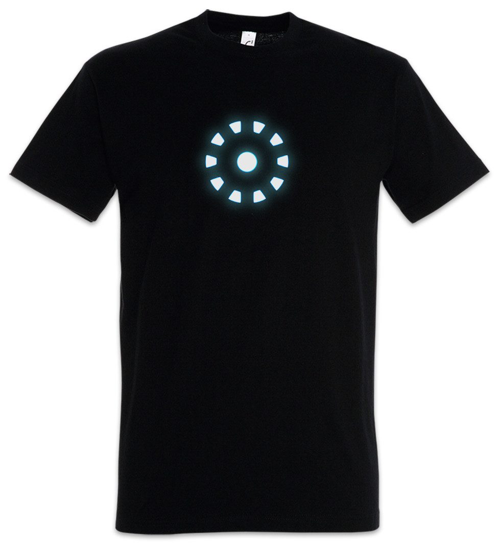 Urban Backwoods Print-Shirt Arc Reactor I Herren T-Shirt Iron Tony Stark Man Mark Kult Invincible (1-tlg) Industries Movie Industries