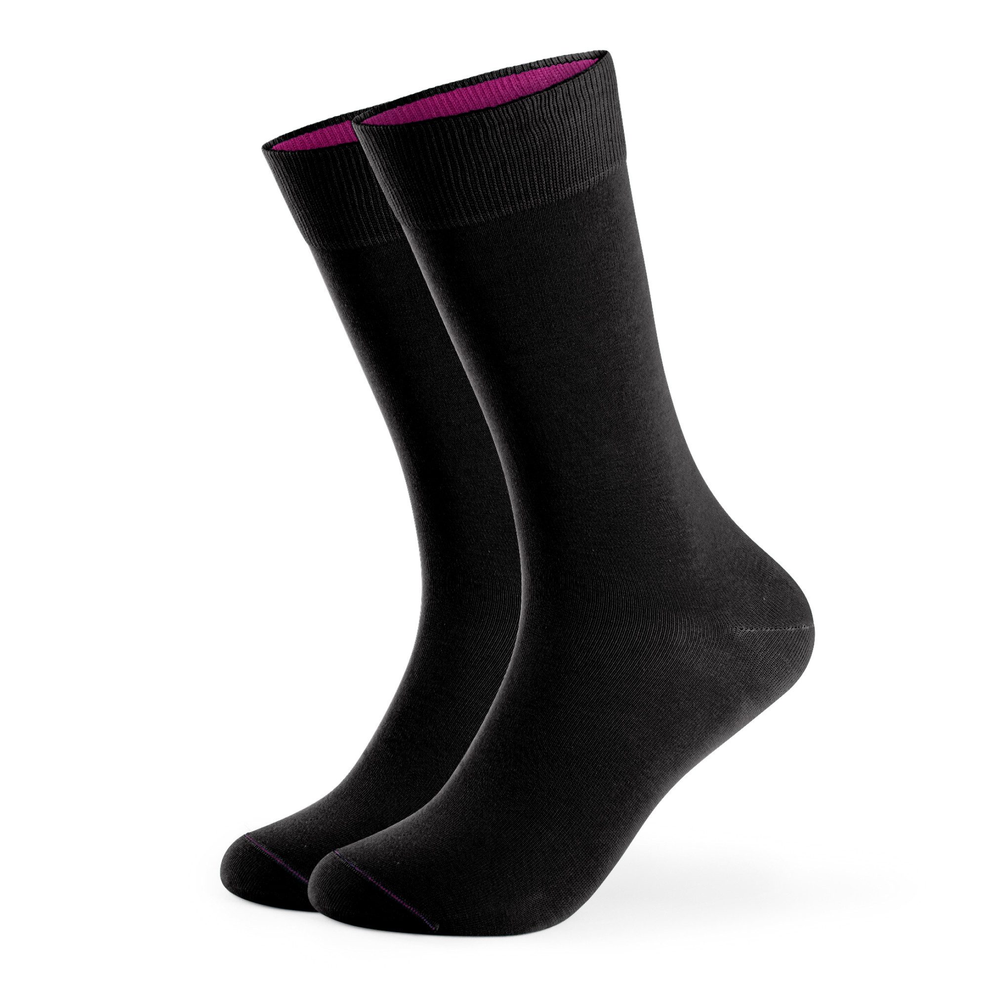 von Jungfeld Socken SIGNATURE CLASSIC Bio-Baumwolle 36-46 Unisex (1-Paar, 1 Paar) BUSINESS- & ALLTAGSSOCKEN FÜR DAMEN & HERREN AUS BIO-BAUMWOLLE