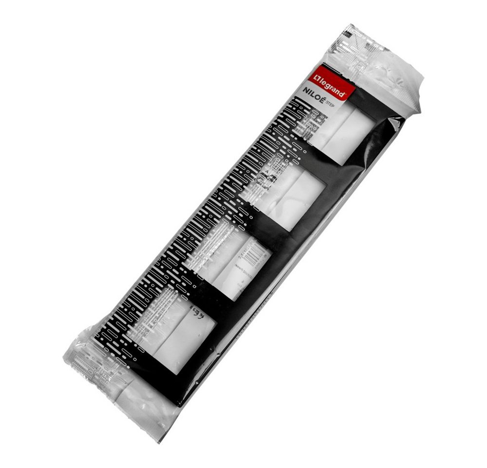 Thumbnail - legrand® Abdeckrahmen Abdeckrahmen 4-fach Rahmen schwarz Niloe Step, (1 tlg)