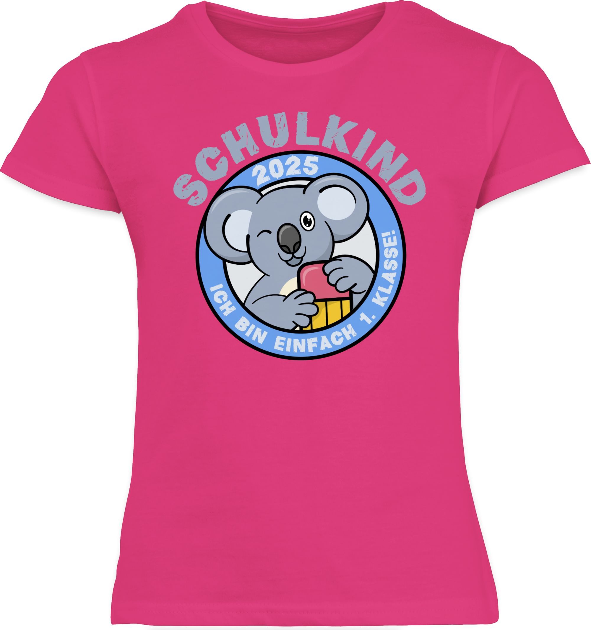 Shirtracer T-Shirt Schulkind 2025 Ich bin einfach 1. Klasse Koala Einschulung Mädchen