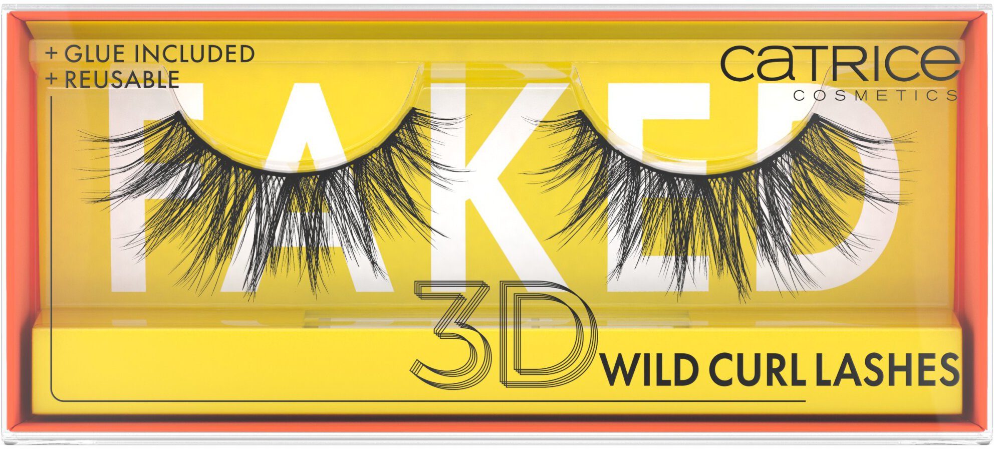 Catrice 3D Lashes, Bandwimpern Curl 3 Wild Set, Faked
