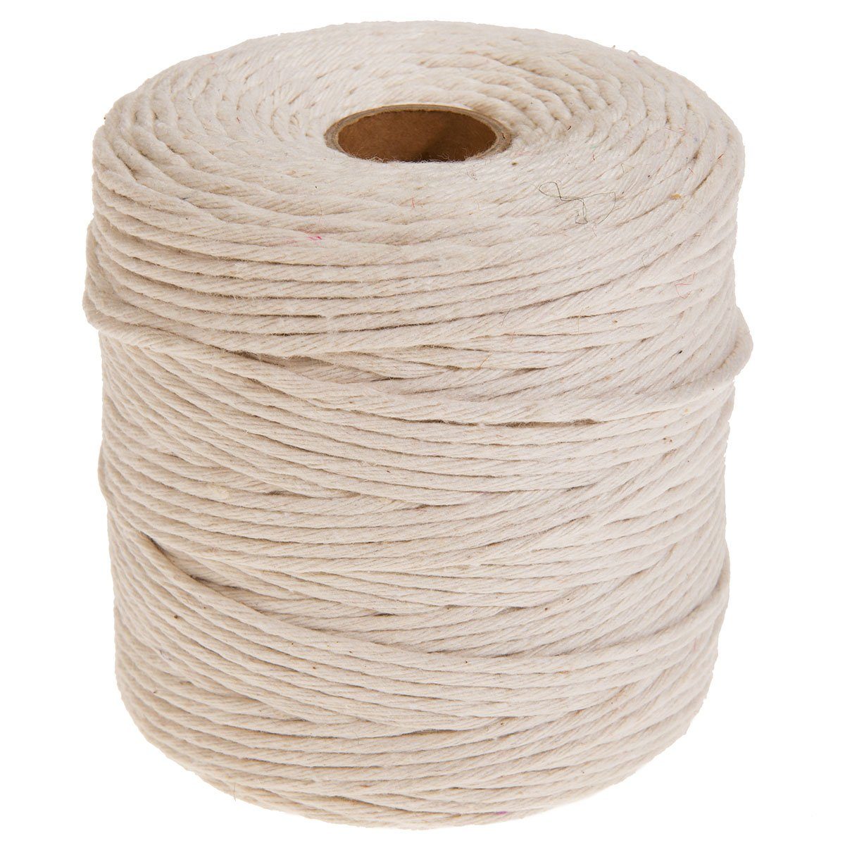 Nähgarn Makramee Band 3mm x 200 m Länge Makramee Garn aus 100% Baumwolle weiß