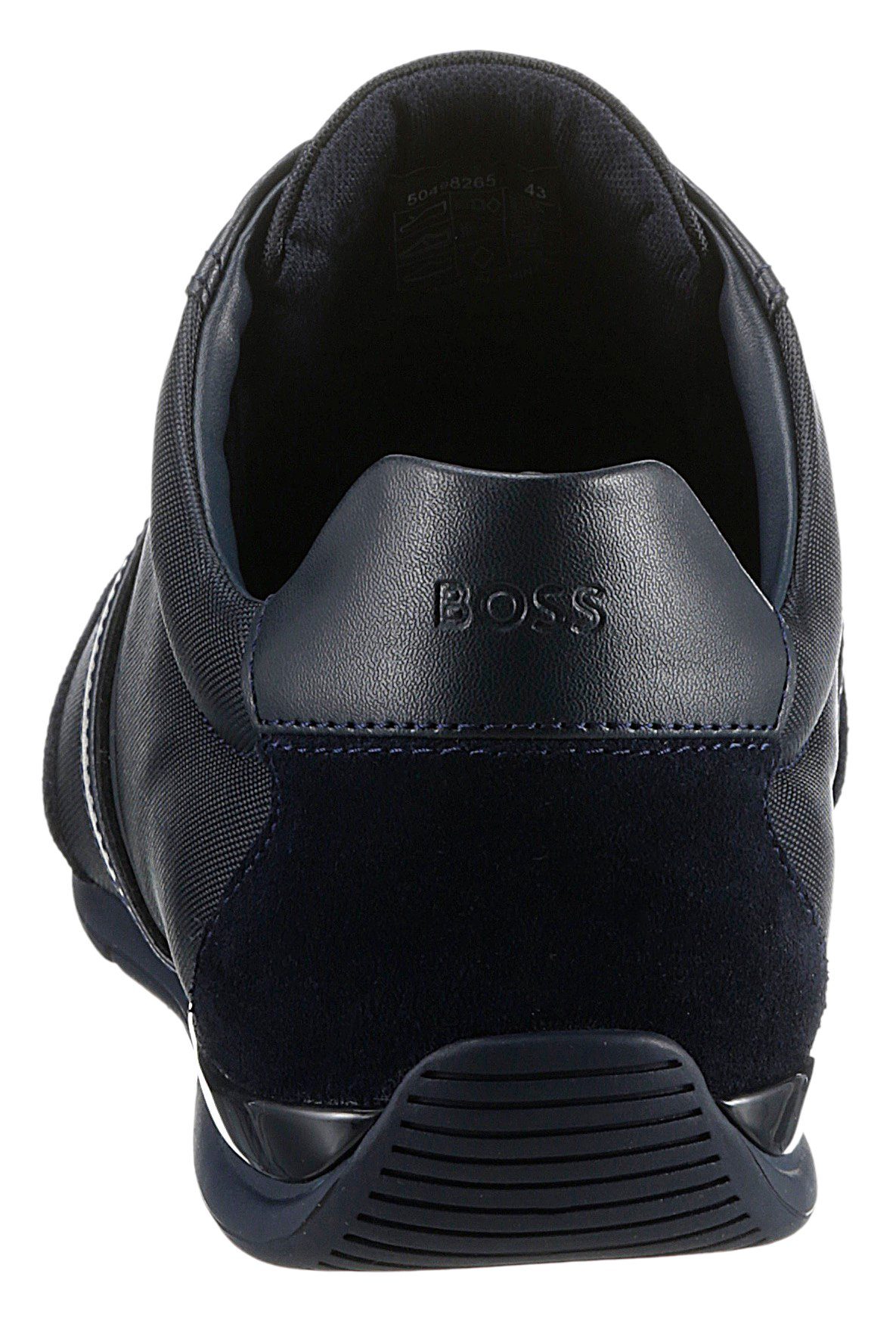 BOSS Saturn_Lowp Sneaker im Materialmix, Freizeitschuh, Halbschuh, Schnürsc günstig online kaufen