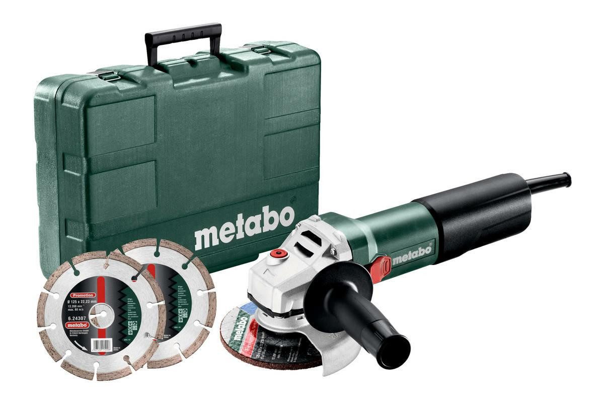 metabo Winkelschleifer Metabo Winkelschleifer WEQ 1400-125 1400 W 125 mm mit 2
