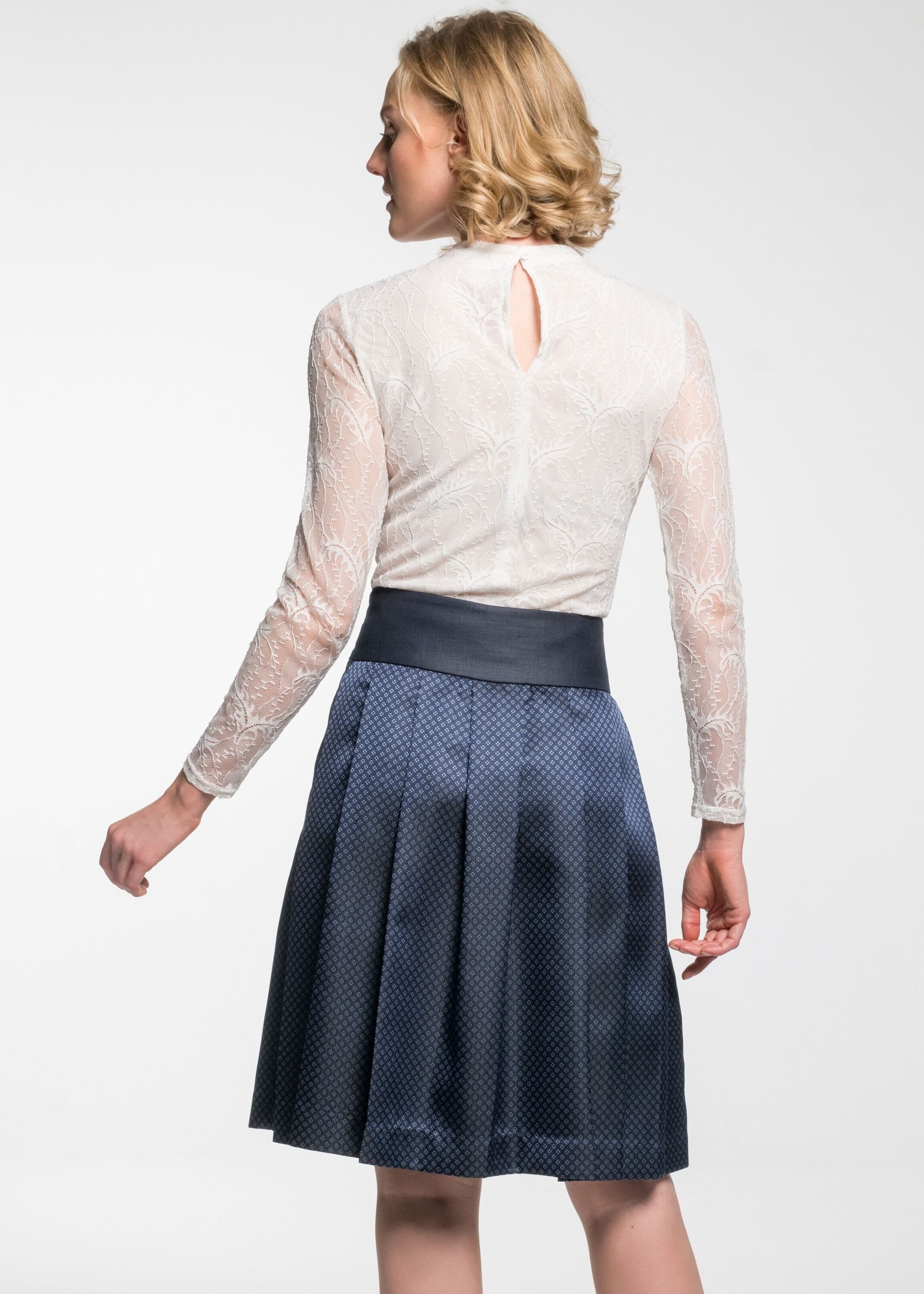 Spieth & Wensky A-Linien-Rock Edelrose Länge 60cm