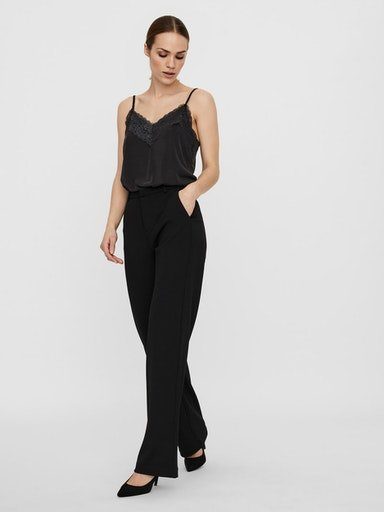 Vero Moda Anzughose VMZAMIRA SLIM MR STRAIGHT black PANT