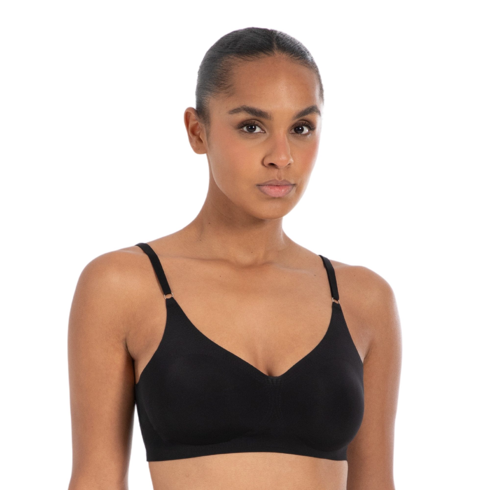 Smilodox Bralette Nysa mit Cups, leicht bügellos Komfort BH, anpassbare Träger Hochwertige Underwear, vielseitig einsetzbar, leichte Shapewear