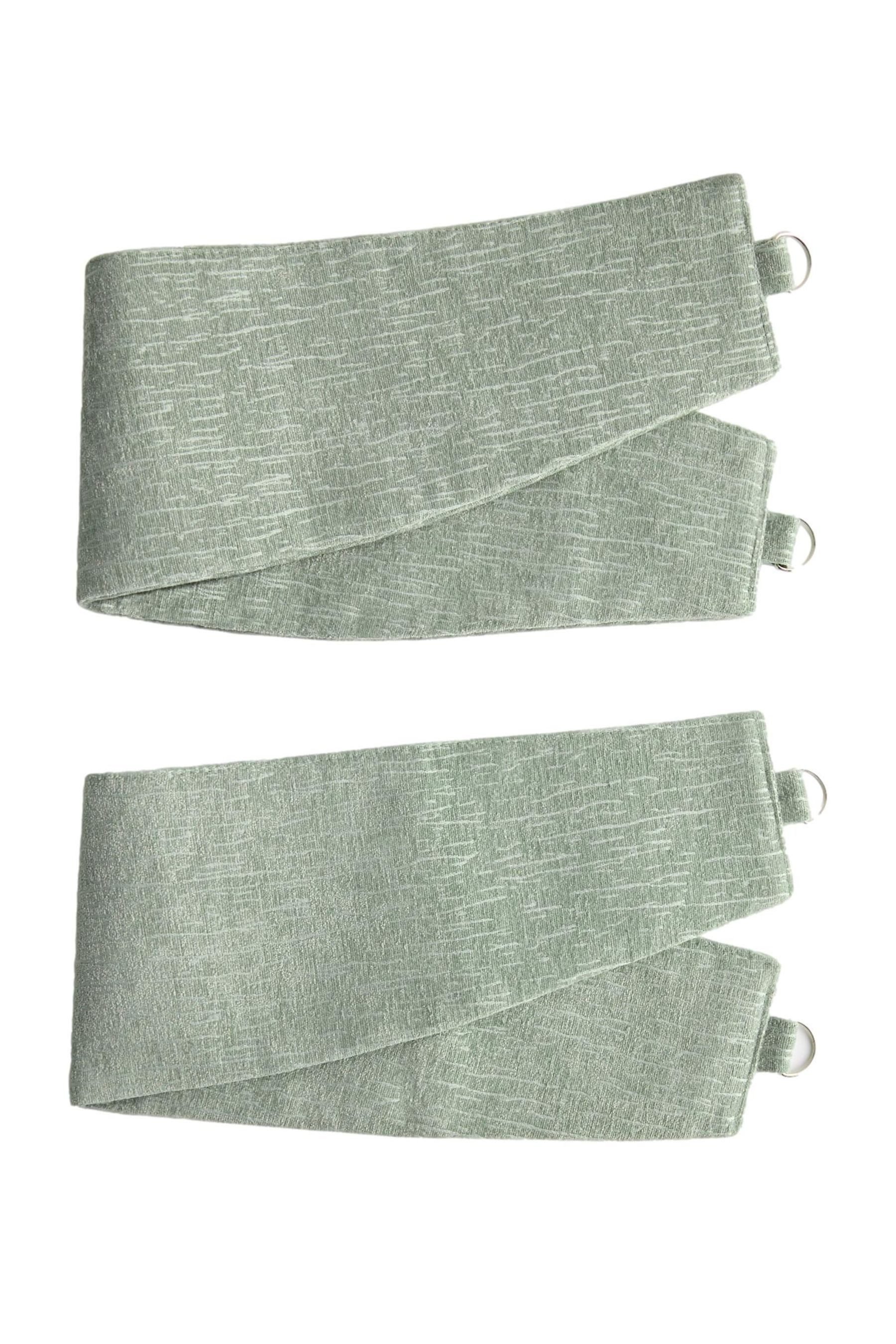Raffhalter Set mit 2 schweren Raffhaltern aus Chenille