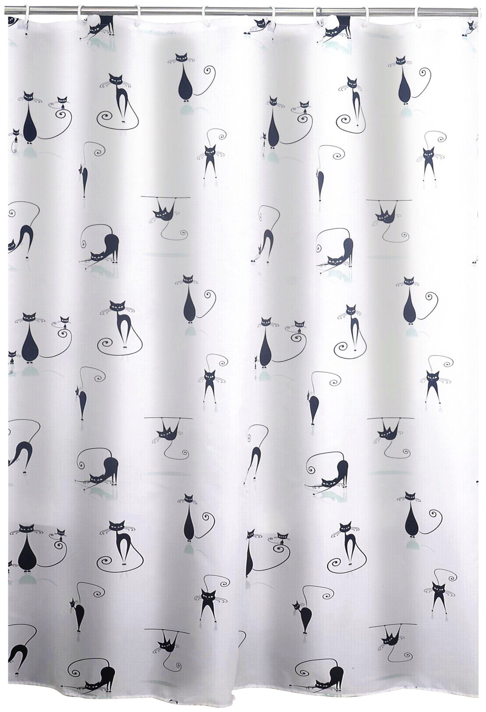 Ridder Duschvorhang Cats Breite 180 cm günstig online kaufen